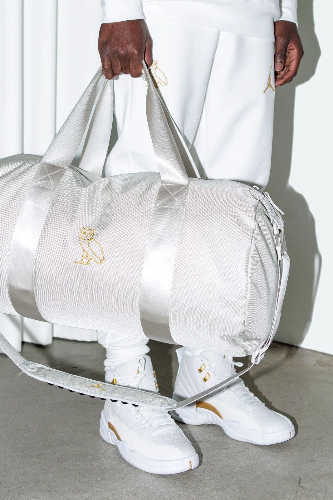 image of Ovo Jordan Duffle Bag 2018 Drop in White, Men's