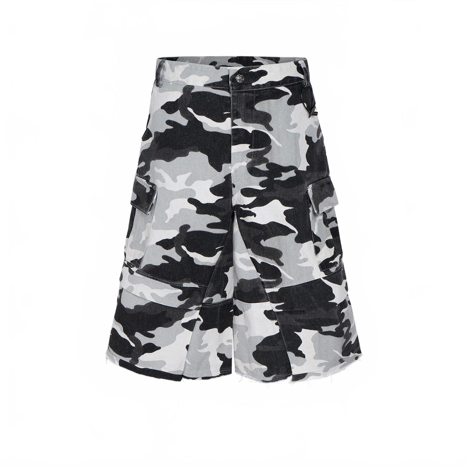 Other Black-White Camo Coated Jorts Size US 32 / EU 48 - 7 Thumbnail