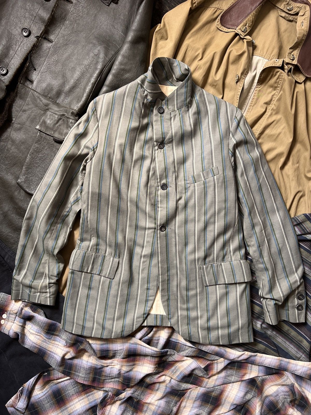 Paul Harnden Shoemakers Vintage Paul Harnden Shoemakers Striped Blazer Jacket Size US M / EU 48-50 / 2 - 5 Thumbnail
