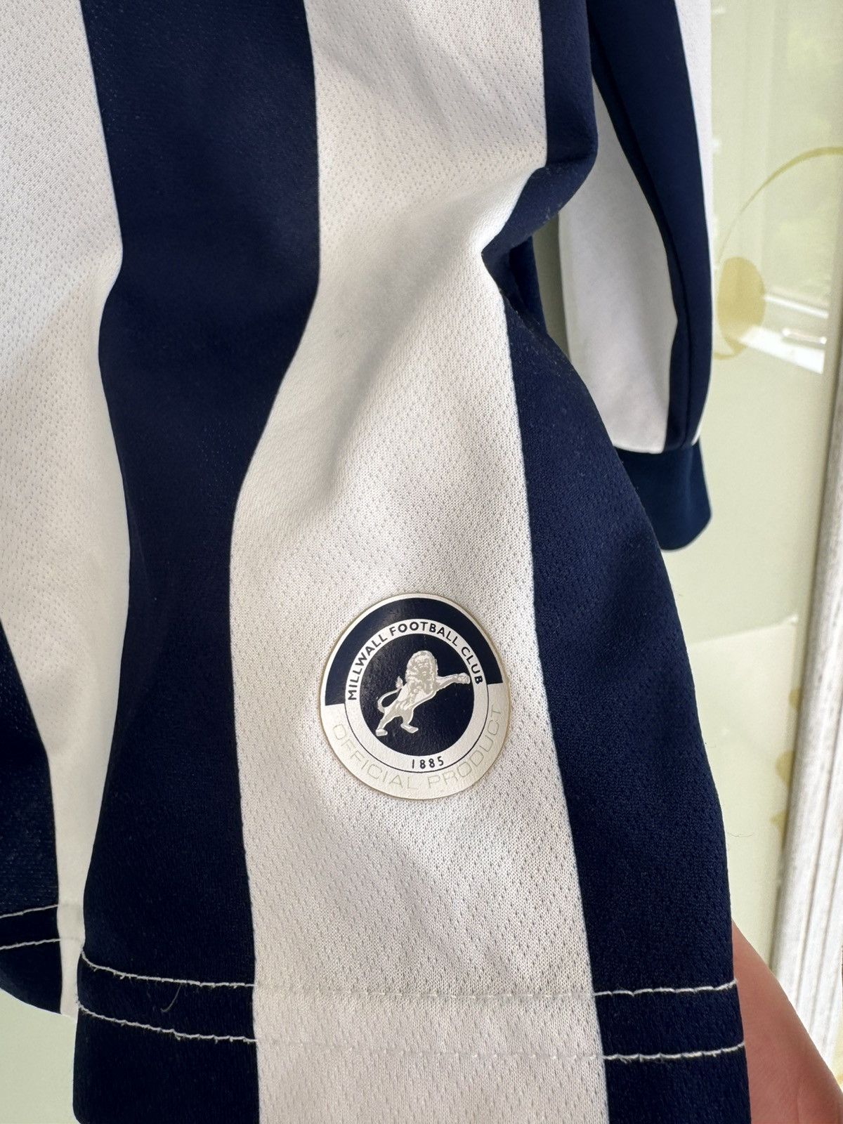 Errea Millwall 2016-2017 Home Soccer Longsleeve Jersey Football Size US S / EU 44-46 / 1 - 12 Thumbnail