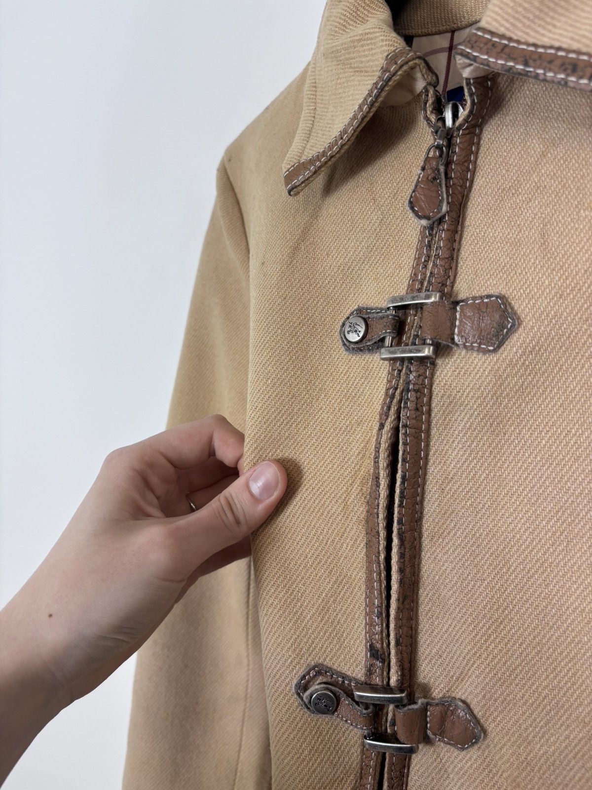 Burberry Burberry Blue Label Women’s Vintage Camel Wool Blend Jacket Size S / US 4 / IT 40 - 10 Thumbnail