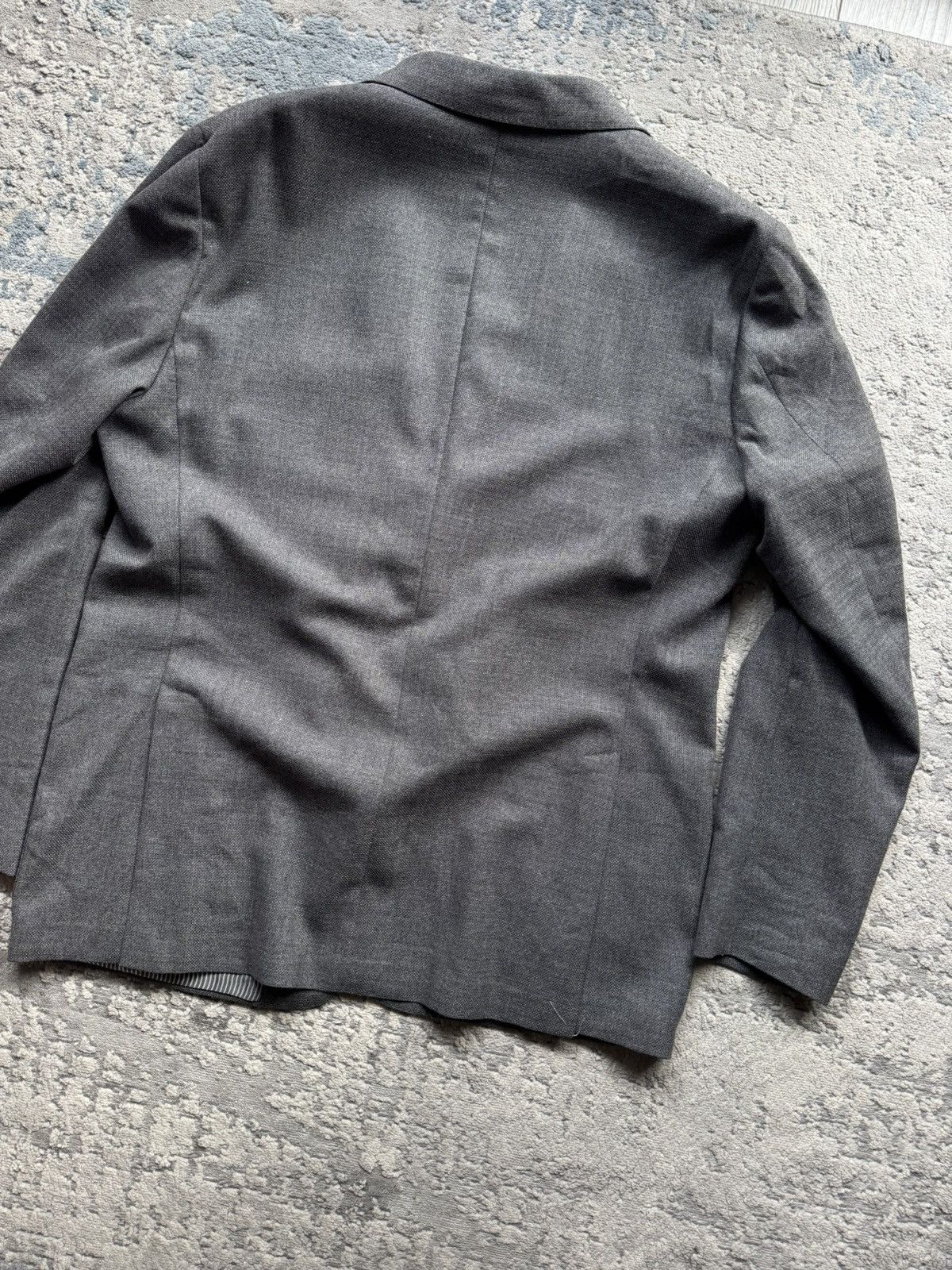 Corneliani Corneliani Gray Extrafine Wool blazer Jacket Size 54 R Size 54R - 9 Thumbnail