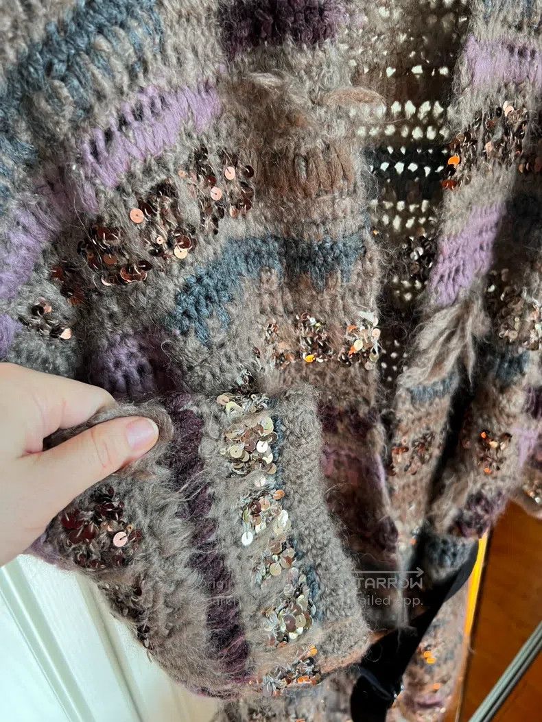 Brunello Cucinelli Brunello Cucinelli Colorful Sequin Jacket Size M / US 6-8 / IT 42-44 - 4 Thumbnail