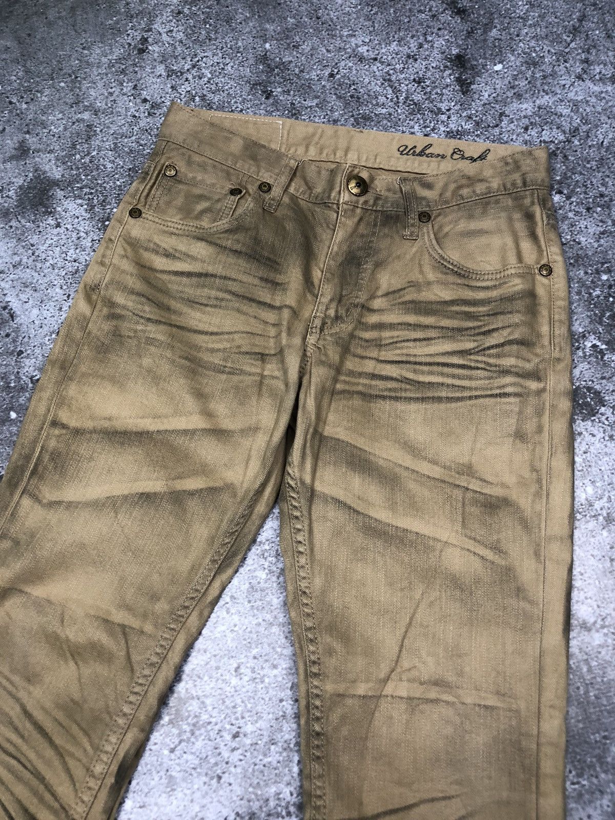 If Six Was Nine × KMRii × Tornado Mart Urban Craft Whiskers Denim Size US 29 - 3 Thumbnail