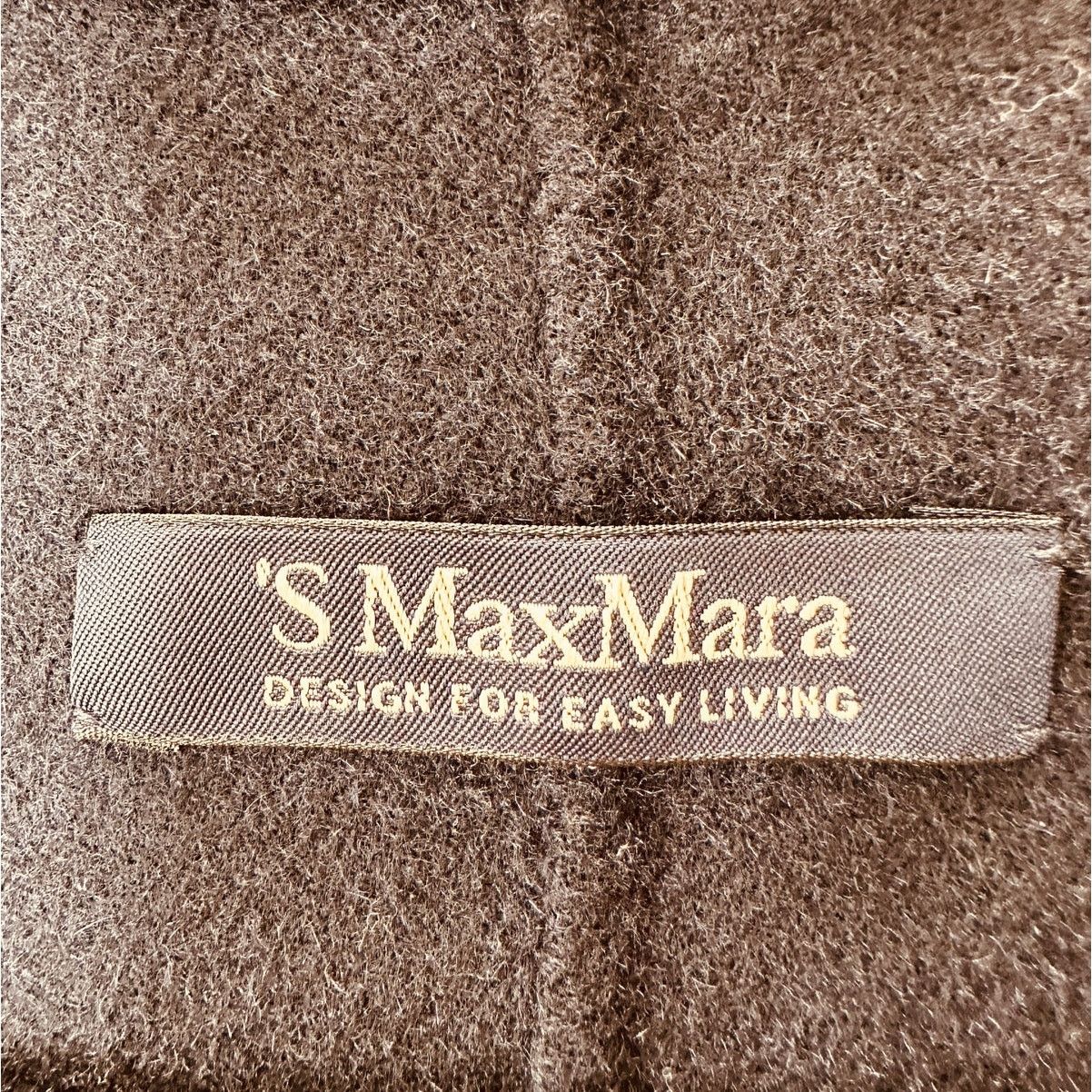 Max Mara S MaxMara Cucio Amano Navy Angora Wool 3-Button Blazer 12 Size XL / US 12-14 / IT 48-50 - 6 Thumbnail