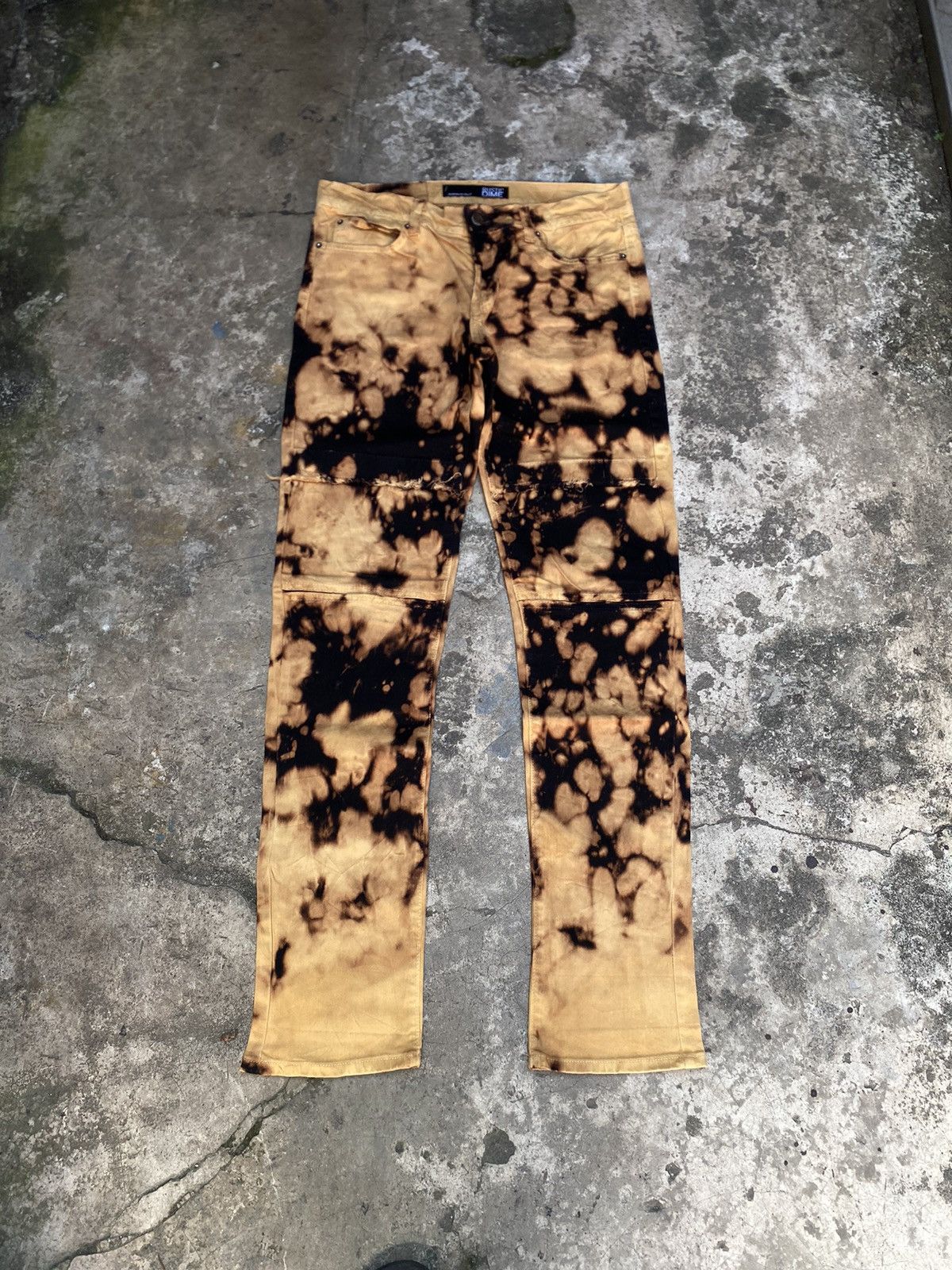Rustic Dime Rustic Dime Tie Dye Denim Taper Fit Size US 31 - 1 Thumbnail