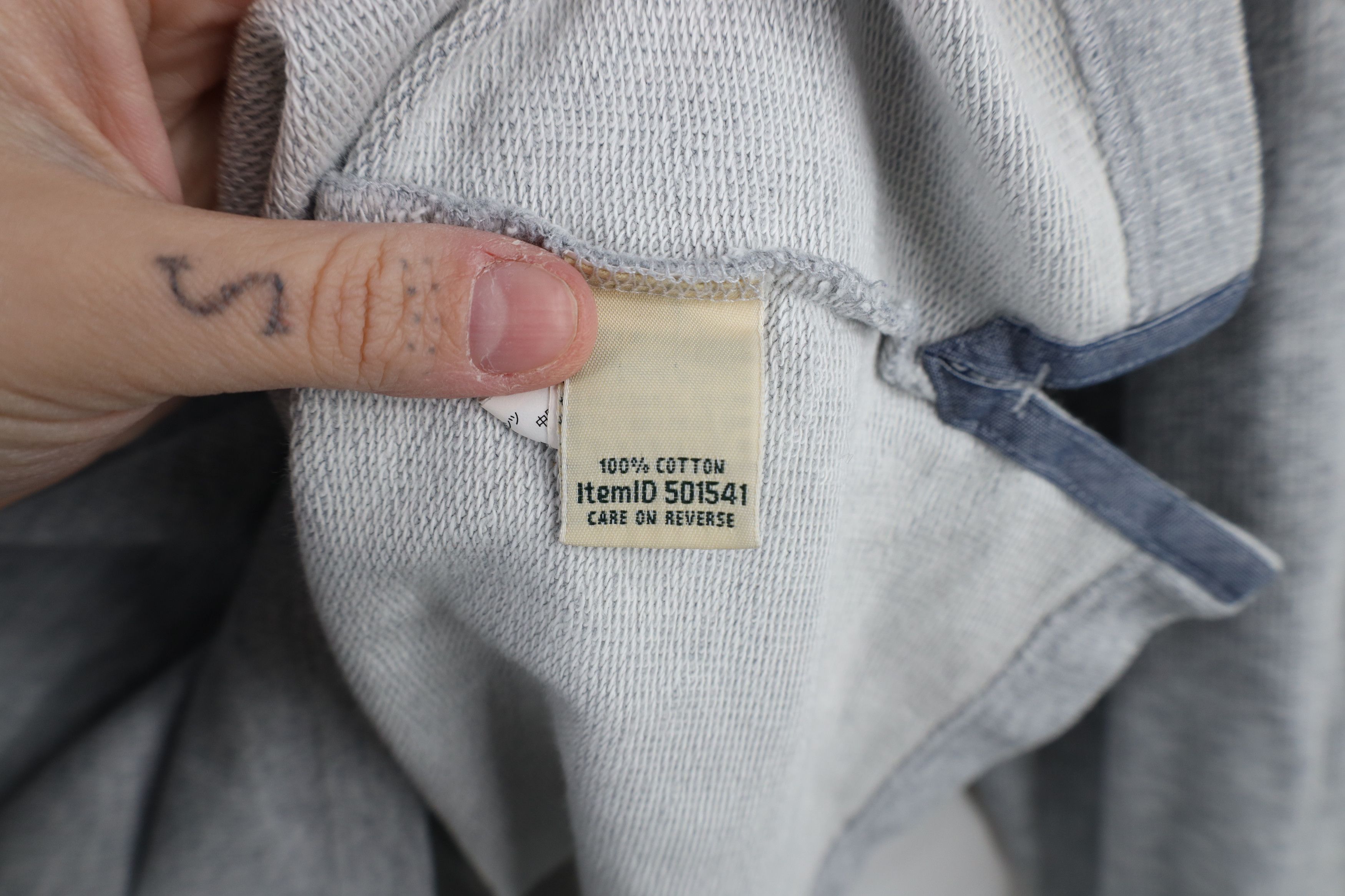 L.L. Bean × Vintage Y2K LL Bean Thermal Ribbed Knit Pullover Henley Sweater Gray Size XL / US 12-14 / IT 48-50 - 10 Thumbnail
