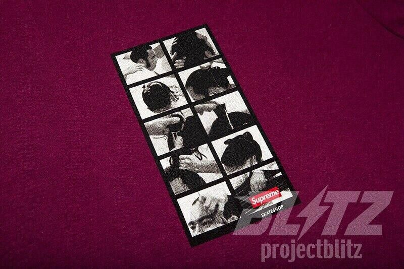 Supreme FW16 SUPREME SUMO TEE T-SHIRT BURGUNDY L LARGE 2016 Size US L / EU 52-54 / 3 - 3 Thumbnail