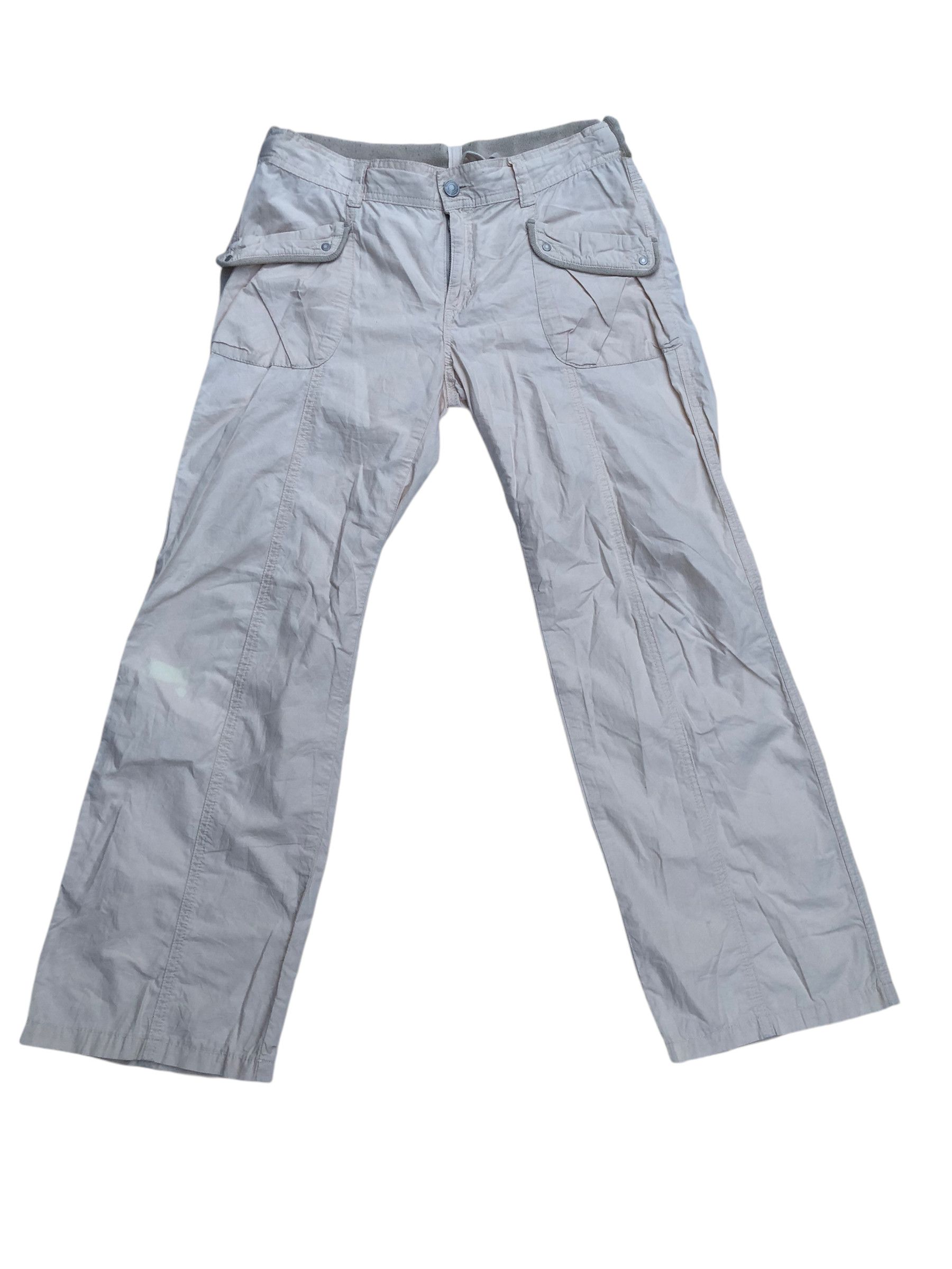 If Six Was Nine × Le Grande Bleu (L.G.B.) Womens Flare Bomber Parachute Cargo Pants Trousers Japan Size 30" / US 8 / IT 44 - 9 Thumbnail