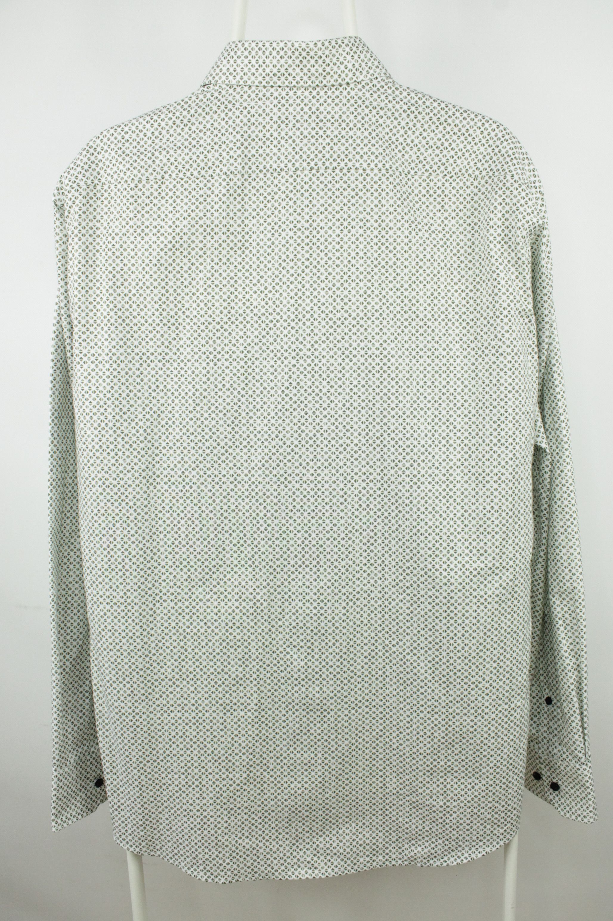 Designer × Hugo Boss Hugo Boss H-Joe Micro Pattern Regular Fit Dress Shirt Men's Size US L / EU 52-54 / 3 - 6 Thumbnail