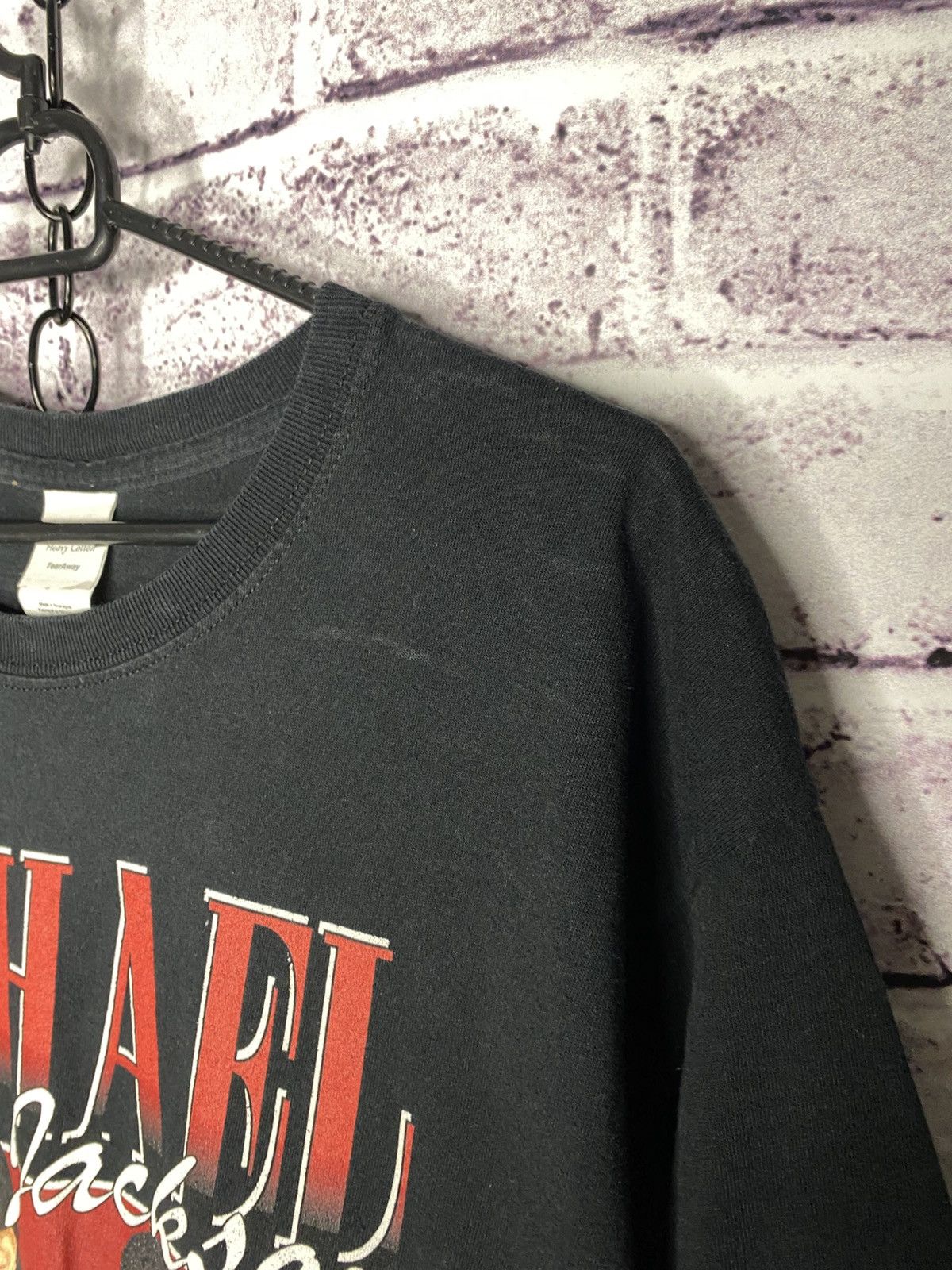 Michael Jackson Men's Vintage T-Shirt Michael Jackson Big Logo Y2K Tee Size US L / EU 52-54 / 3 - 9 Thumbnail