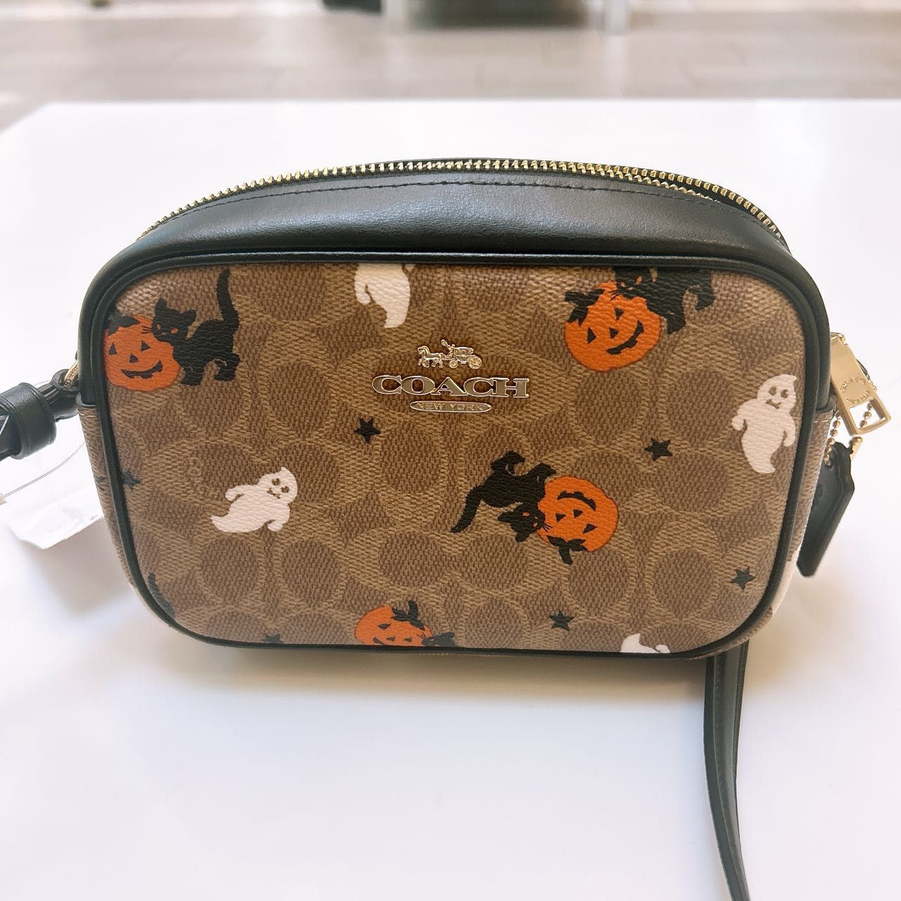 Coach Mini Jamie Camera Bag cw432 In Signature Canvas Halloween Size ONE SIZE - 2 Thumbnail