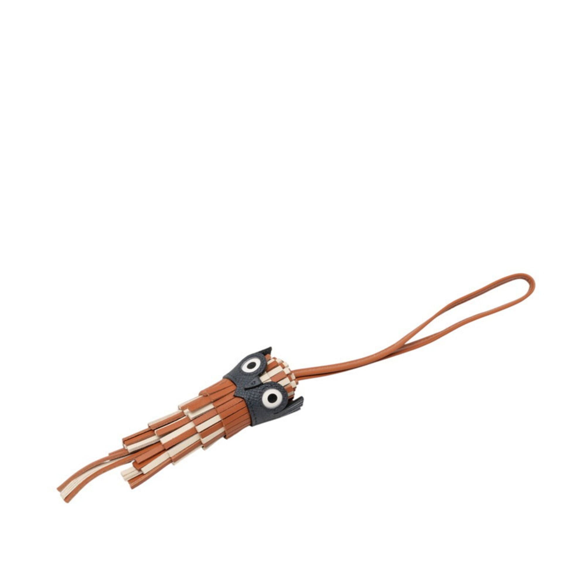 Hermes Hermes Chouette Owl Accessory Bag Charm Keychain Gold Grimisti Nata Agneau Milo Swift Epsom Leather Women's HERMES Size ONE SIZE - 1 Thumbnail