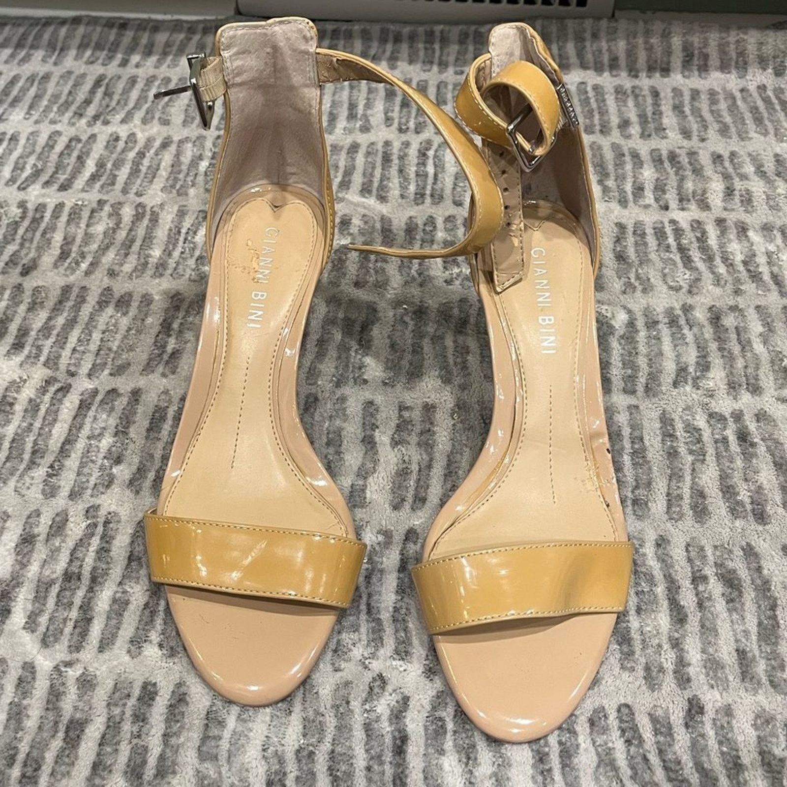 Gianni Valentino Gianni Bini Platform Kitten Heels Sandals Ankle Strap 6.5M Size US 6.5 / IT 36.5 - 1 Thumbnail