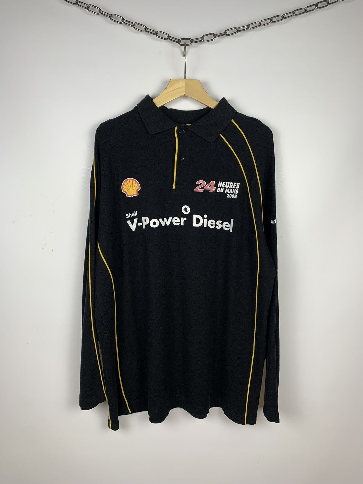 Formula 1 24 Heures Du Mans 2008 Racing Polo Long Sleeve Button Ups Size US XXL / EU 58 / 5 - 1 Thumbnail