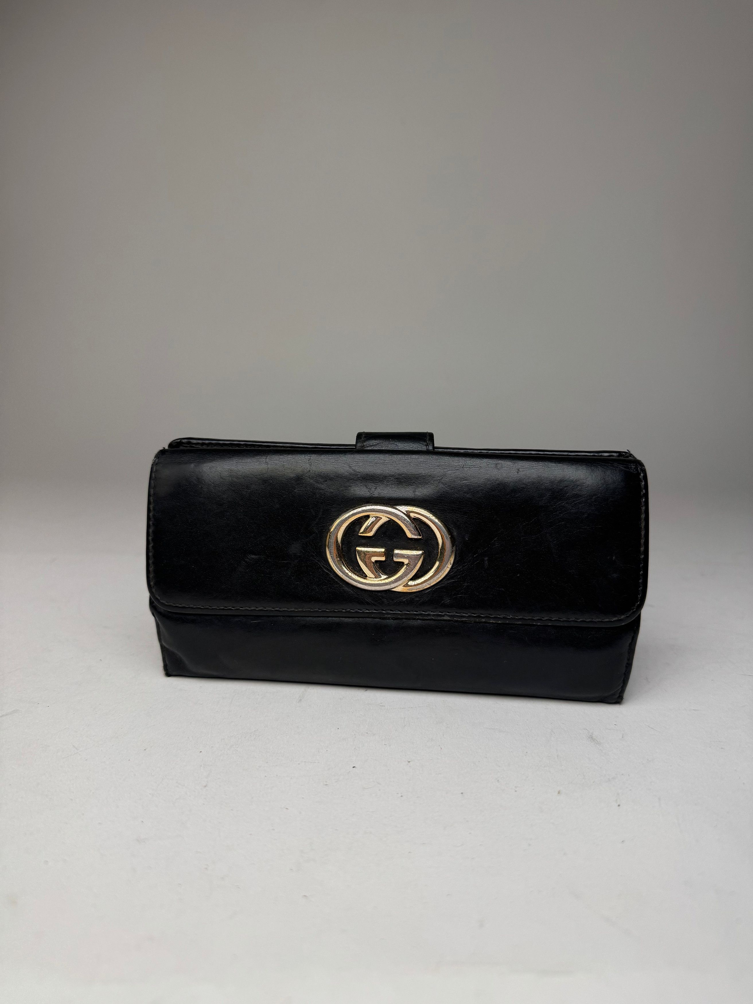 Gucci Vintage Marmont Leather Wallet Black Size ONE SIZE - 1 Thumbnail