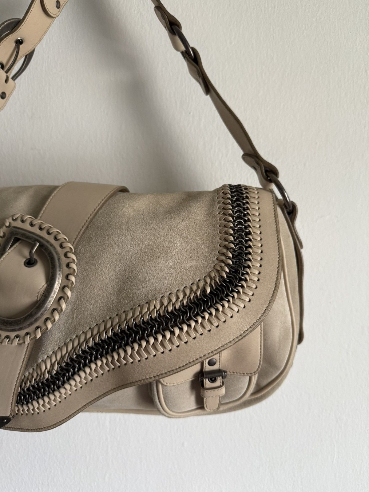 Dior 2005 Rare Dior Gaucho saddle bag John Galliano Era Size ONE SIZE - 3 Thumbnail