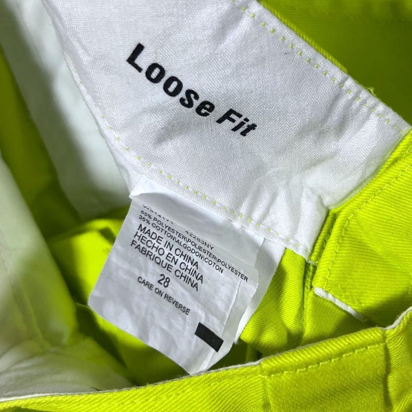 Dickies Dickies "Loose Fit" Skater Workwear Fluorescent Green Yellow Shorts 28 Size US 28 / EU 44 - 4 Thumbnail