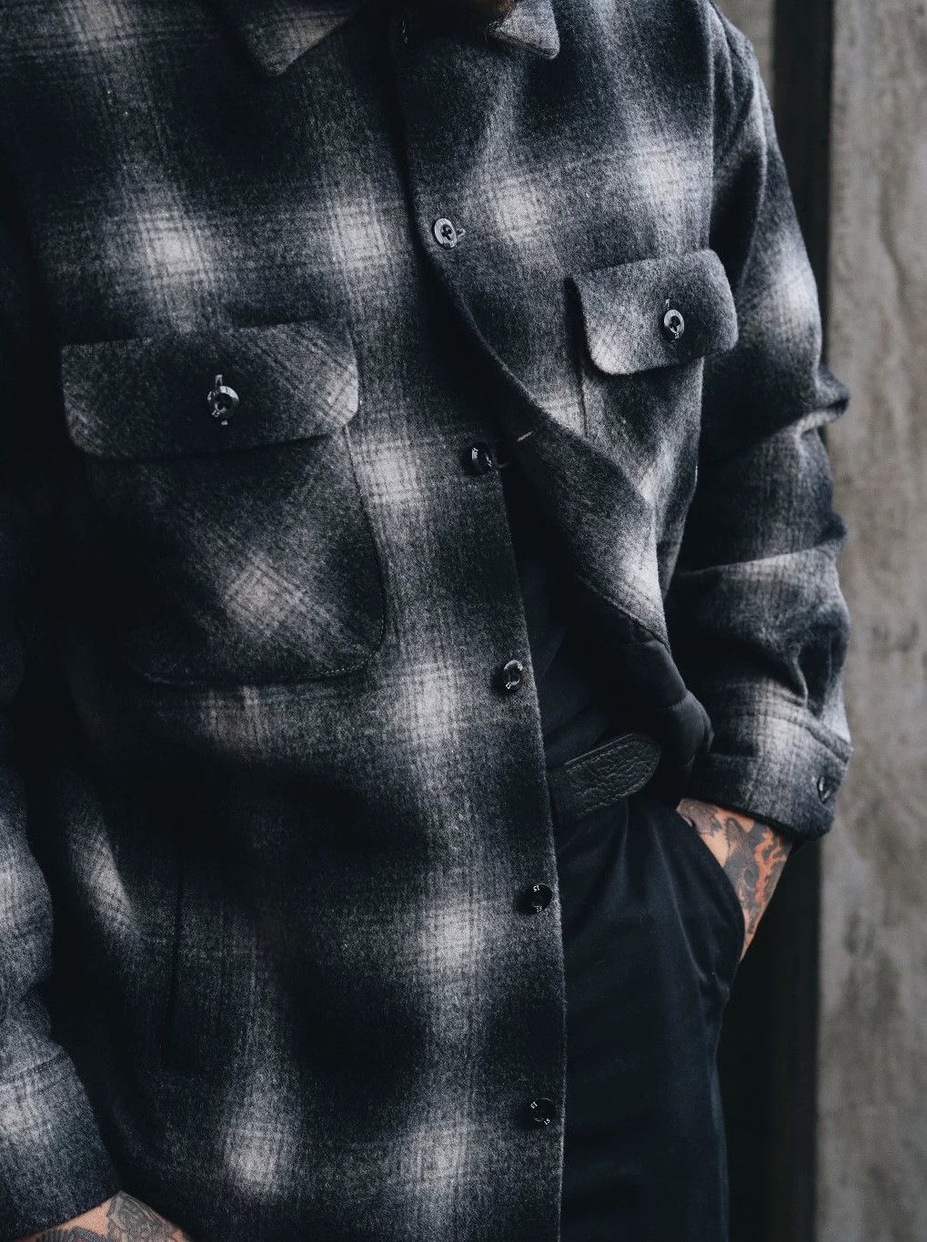 Neighborhood Oversized Wool Shirt Jacket Size US M / EU 48-50 / 2 - 1 Thumbnail
