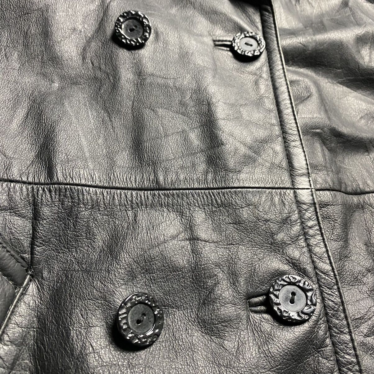 Genuine Leather × Vintage Reina Vintage 1973 Cowskin Leather Double Collar Jacket Size US M / EU 48-50 / 2 - 5 Thumbnail