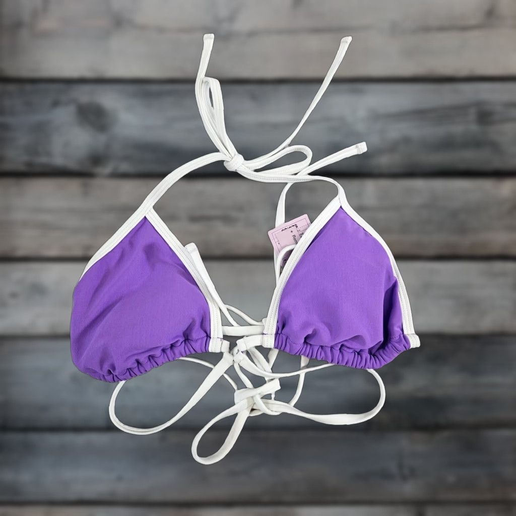 Vintage Wild Fable Women's Bikini Top Halter XS Purple Removable Pads Size XS / US 0-2 / IT 36-38 - 1 Thumbnail
