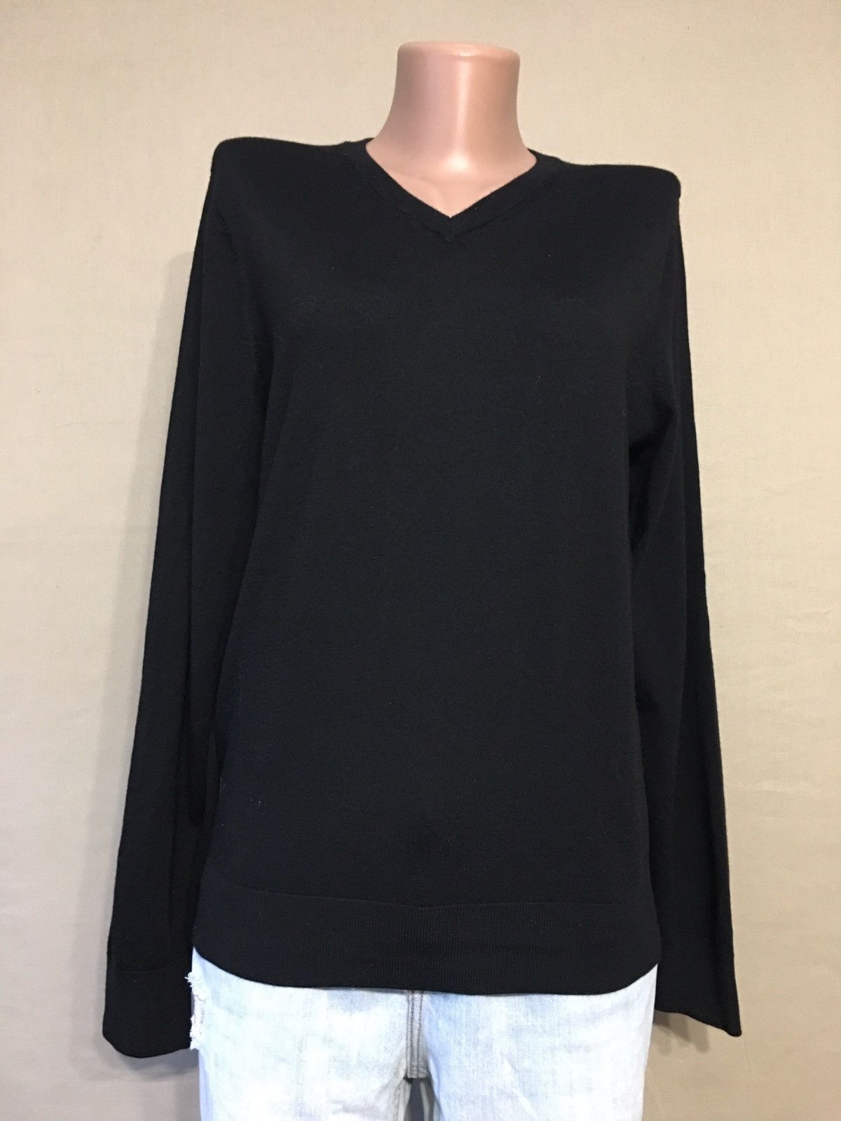 Other FALCONERI Italy Black Wool Blend Sweater Size M / US 6-8 / IT 42-44 - 2 Thumbnail
