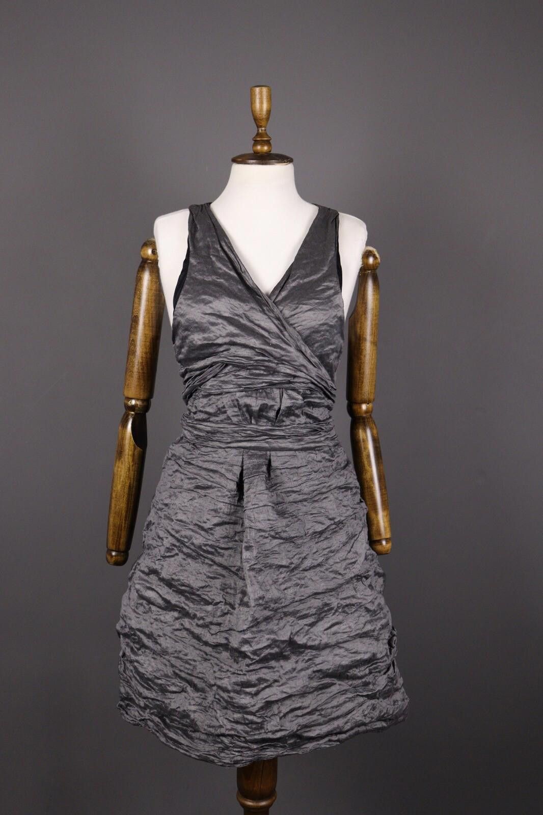 Designer Sarah Pacini Stunning Gray Bubble Dress Dress Size 4 L / XL Size S / US 4 / IT 40 - 1 Thumbnail