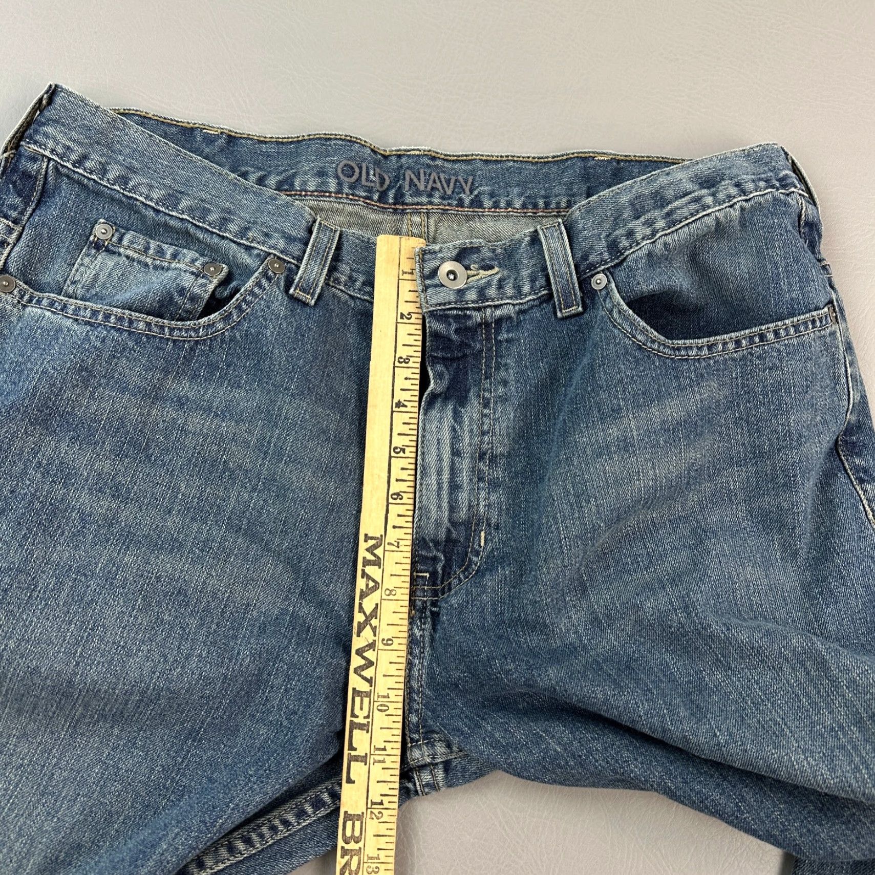 Old Navy VINTAGE Old Navy Jeans Mens 36x34 Blue Medium Wash Denim Bootcut Skate Y2K Size US 36 / EU 52 - 5 Thumbnail
