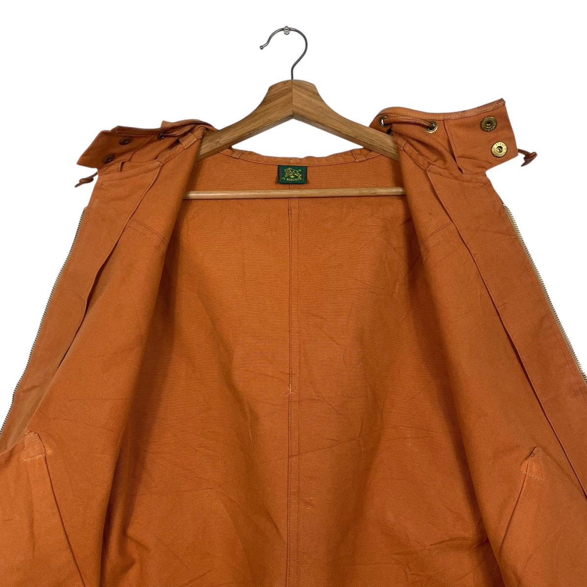 Il Bisonte Vintage IL Bisonte Duck Canvas Hooded Zipper Jacket Size US M / EU 48-50 / 2 - 13 Thumbnail