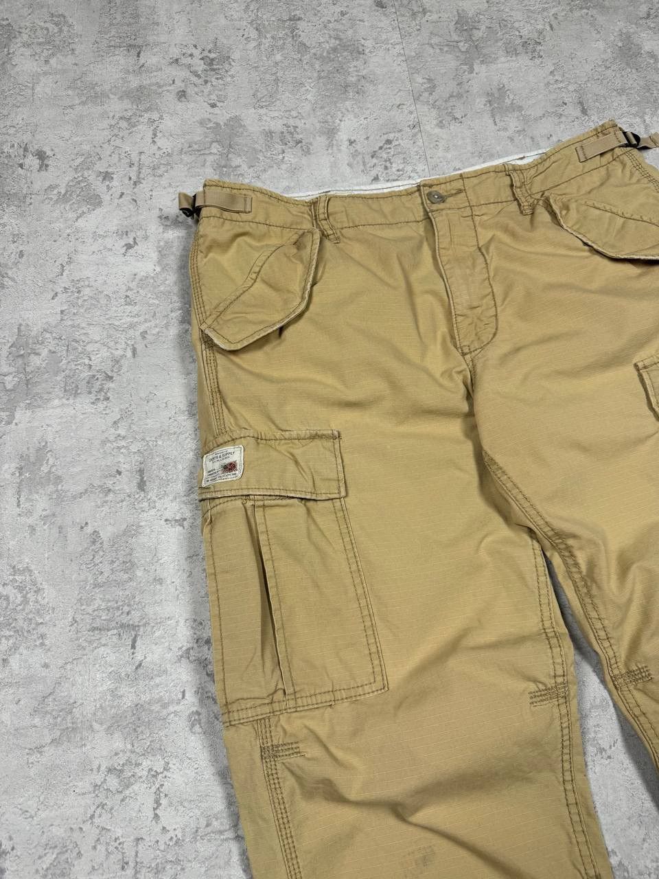 Denim & Supply Ralph Lauren Vintage Denim & Supply Ralph Lauren Cargo Baggy Pants 36/32 Size US 36 / EU 52 - 5 Thumbnail