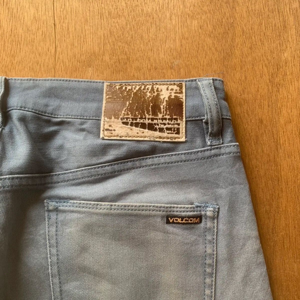 Volcom RARE ‼️ VINTAGE VOLCOM JEANS BLANK STREETWEAR FADED PANTS Size US 31 - 13 Thumbnail
