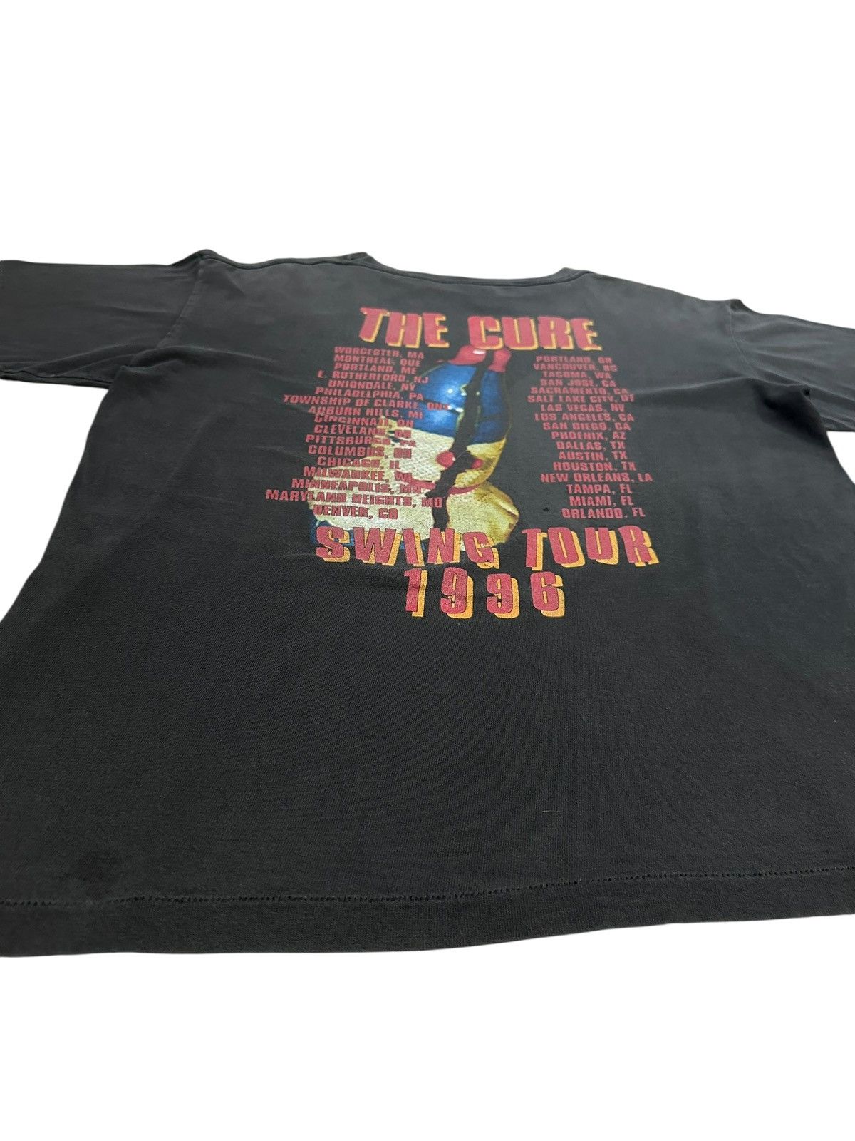 Band Tees Vintage 1996 The Cure Swing Tour T Shirt Size US L / EU 52-54 / 3 - 12 Thumbnail
