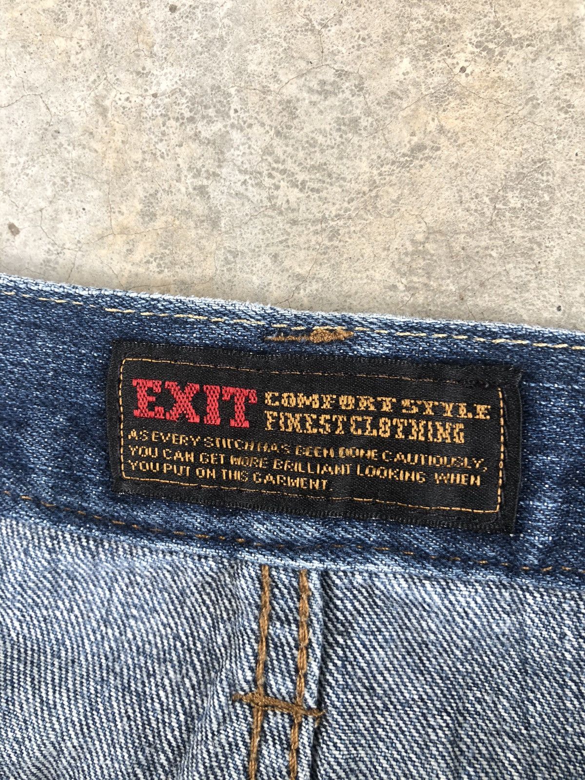 Hysteric Glamour Japanese Exit Double Waist Distressed Jeans Size US 32 / EU 48 - 17 Thumbnail