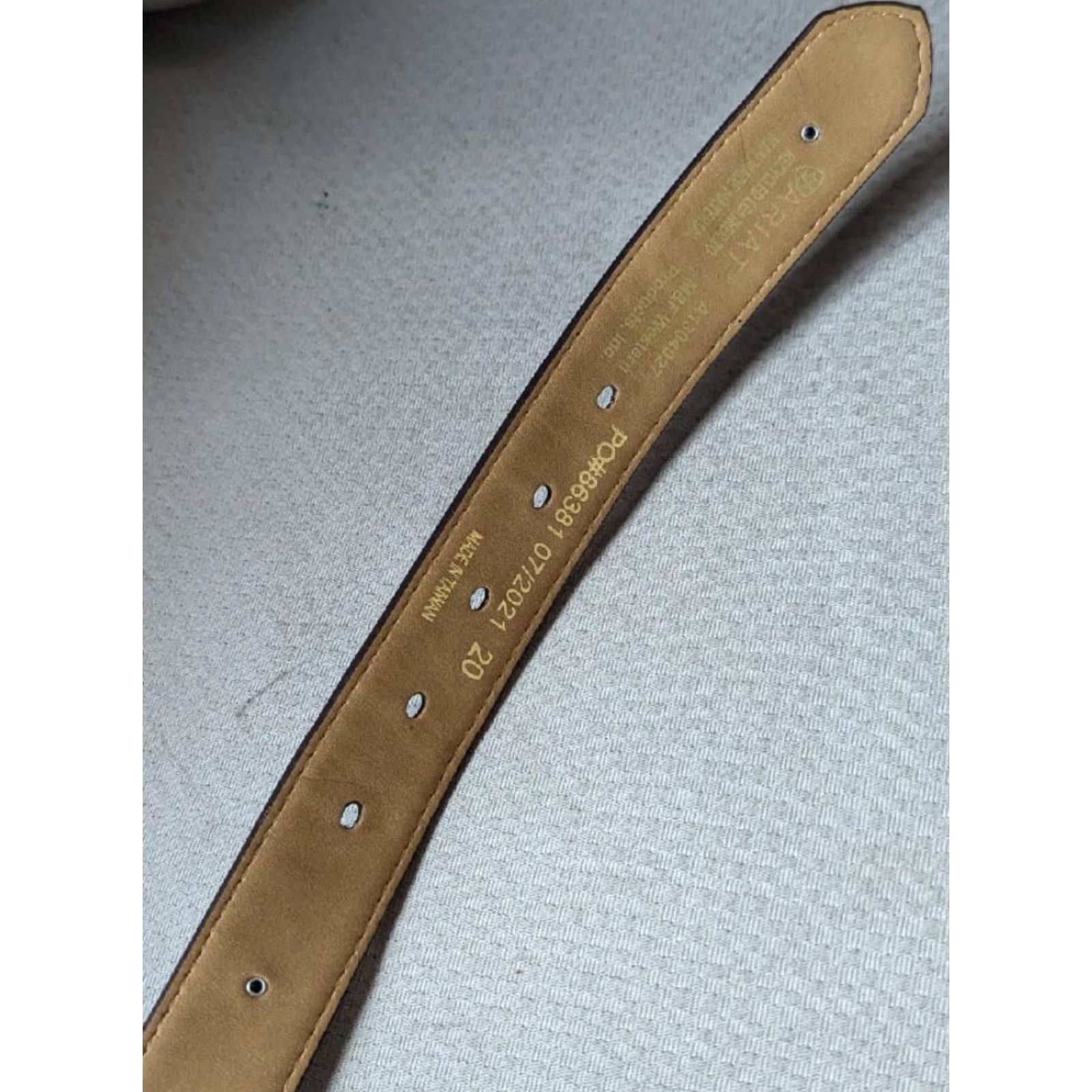 Ariat VINTAGE Ariat belt WESTERN belt Buckle Floral leather size 20 brown Size ONE SIZE - 3 Thumbnail