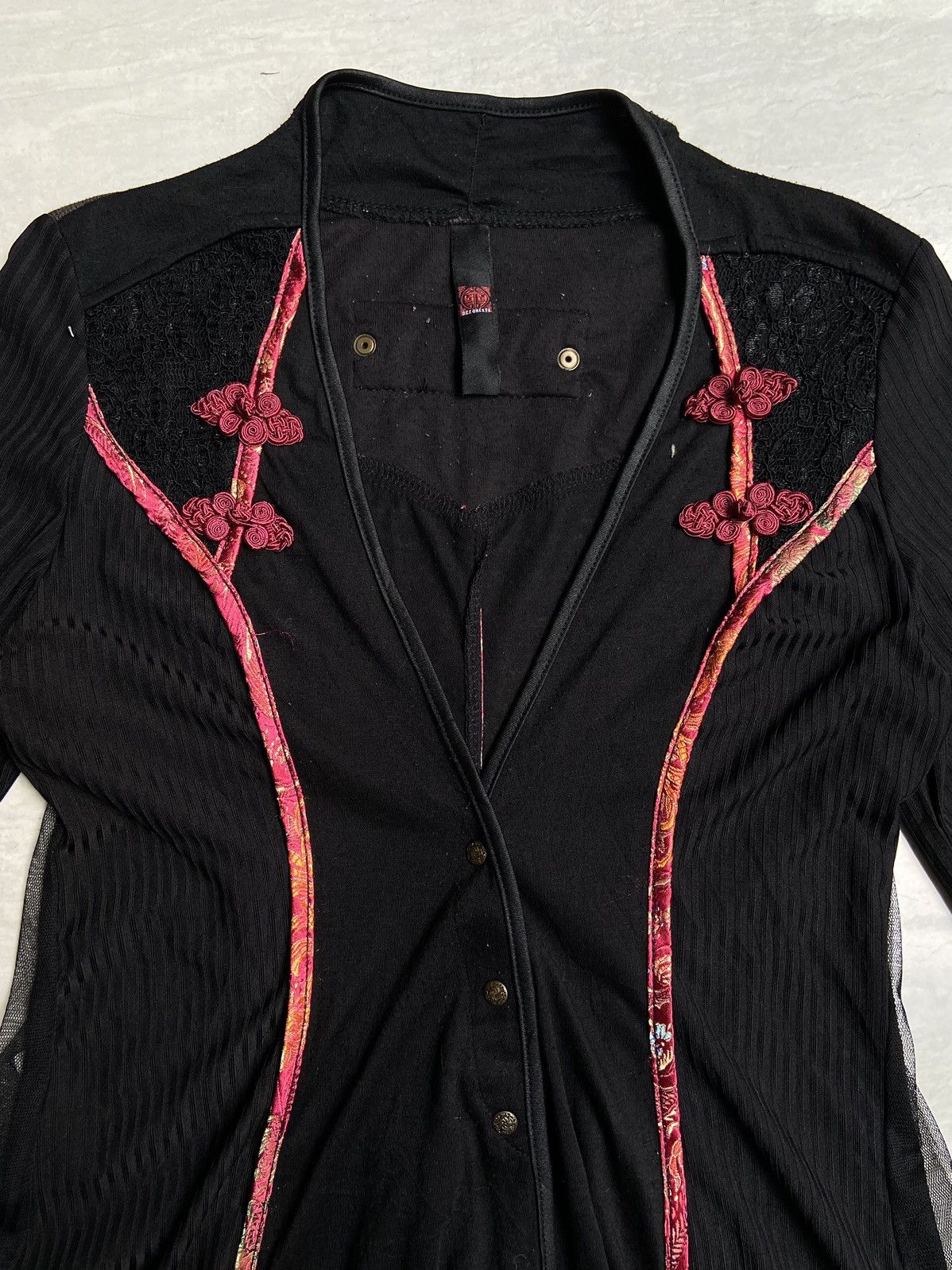 Jean Paul Gaultier × Seditionaries OZZ ONESTE Black Cardigan Size US XS / EU 42 / 0 - 4 Thumbnail