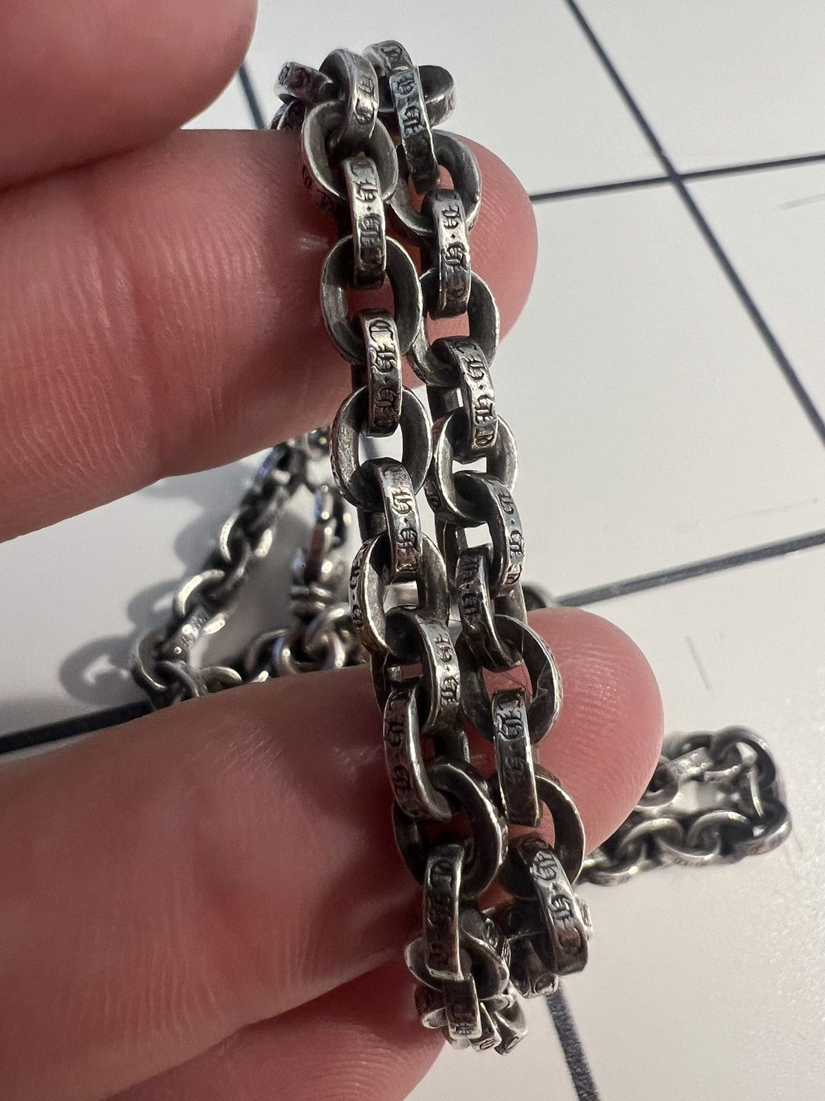 Chrome Hearts Chrome hearts paper chain with lobster clasp Size ONE SIZE - 6 Thumbnail