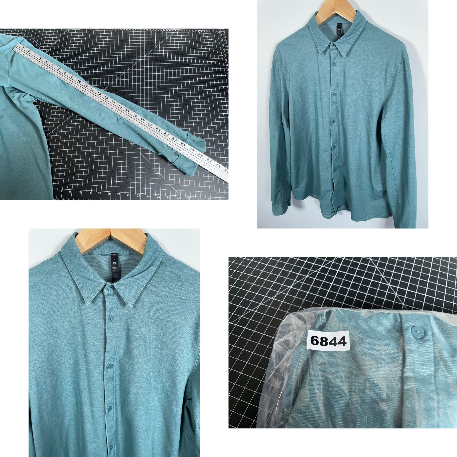 Lululemon Lululemon Commission Shirt Men's XL Green Lightweight Long Sleeve Athleisure Size US XL / EU 56 / 4 - 8 Thumbnail