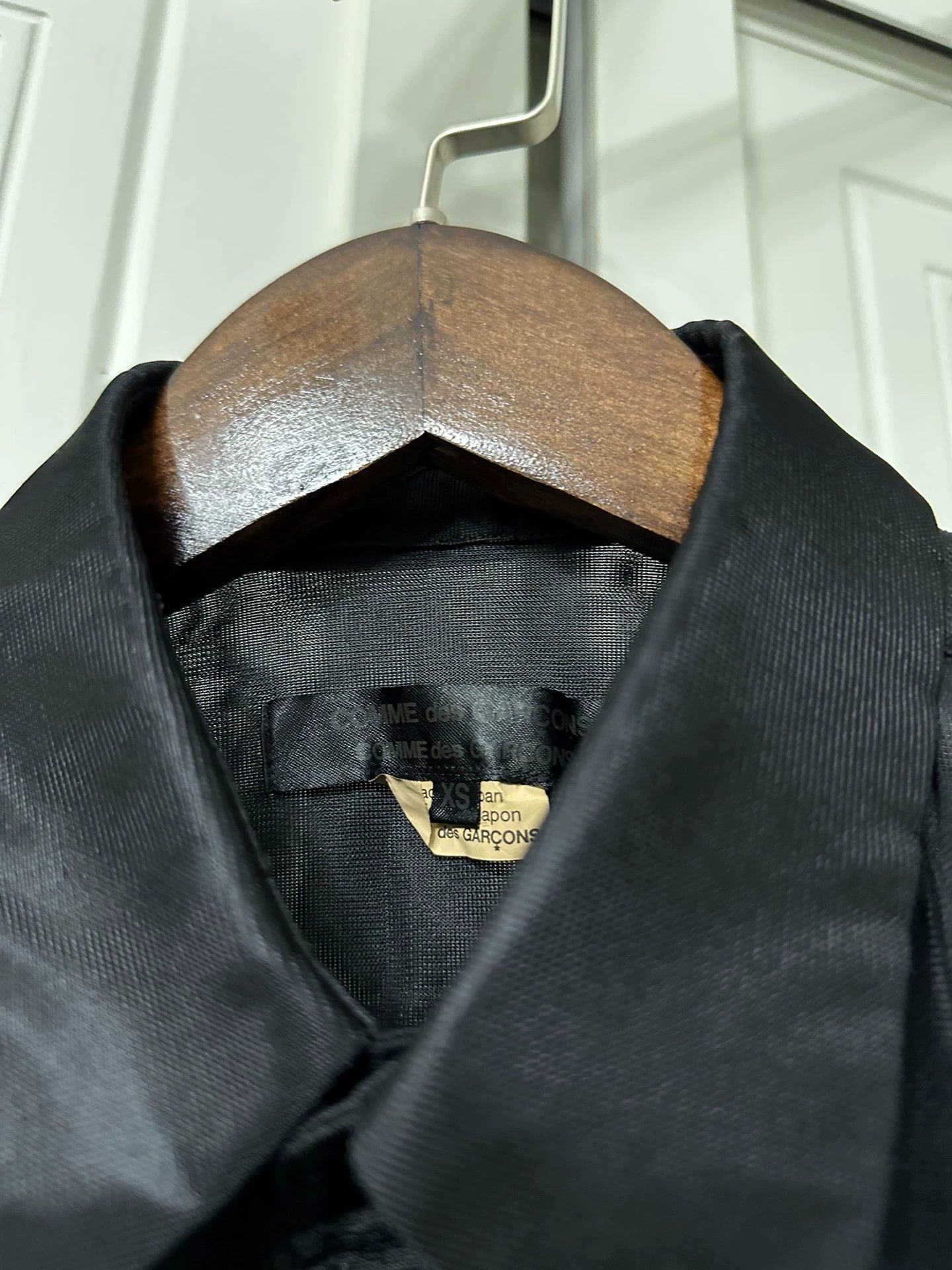 CDG by Comme des Garcons CDG black sheer versatile layering shirt Size XS / US 0-2 / IT 36-38 - 5 Thumbnail