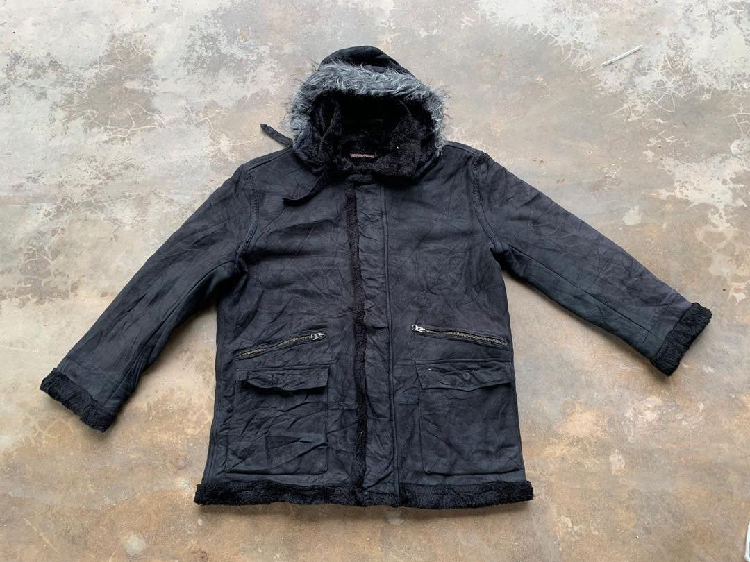Japanese Brand Royal harex Sherling Zipper jacket Size US L / EU 52-54 / 3 - 1 Thumbnail