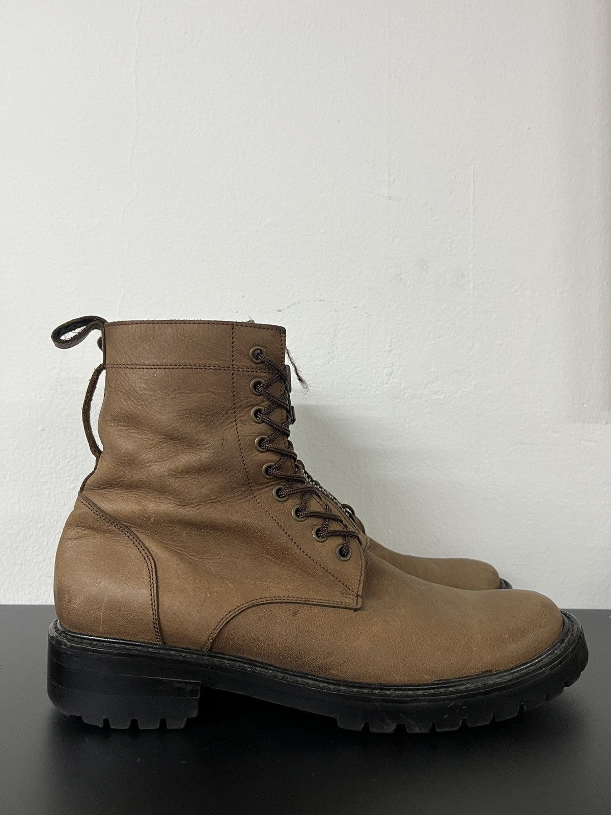 Guidi Takeo Kikuchi Lace Zipper Leather Combat Guidi Style Boots Size US 9 / EU 42 - 9 Thumbnail