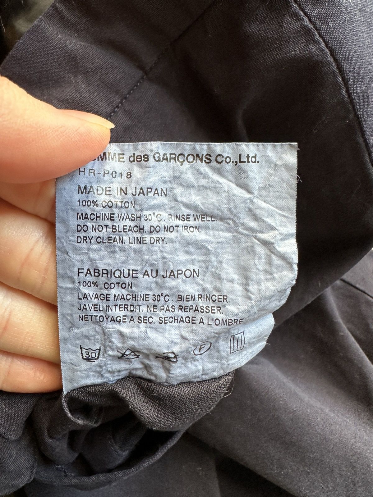 Comme des Garcons Comme des Garcons Homme Trousers Size US 34 / EU 50 - 12 Thumbnail