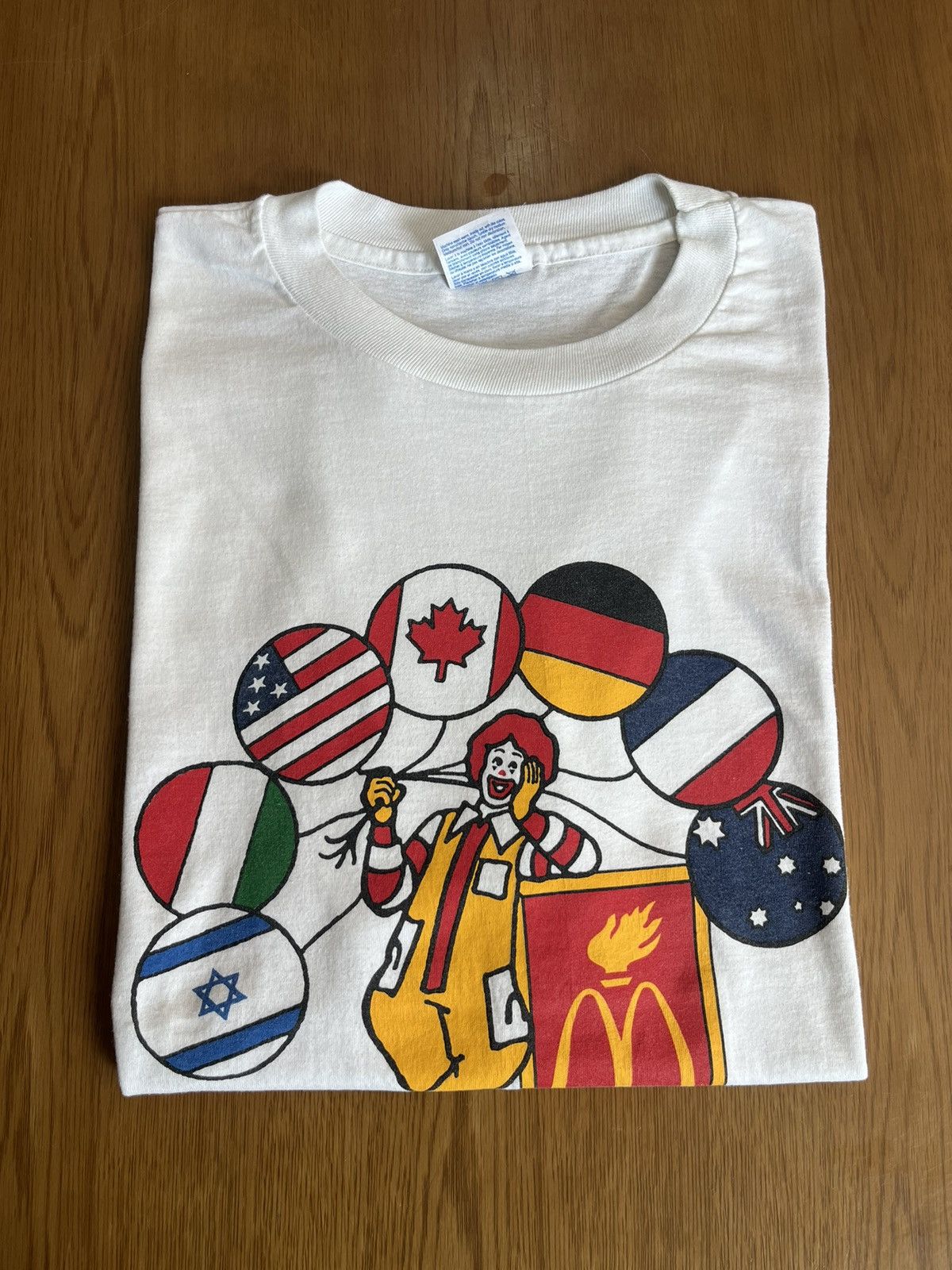 Junk Food Vintage McDonald’s USA Olympic Proud Sponsor 90’s Tshirt Size US XL / EU 56 / 4 - 1 Thumbnail