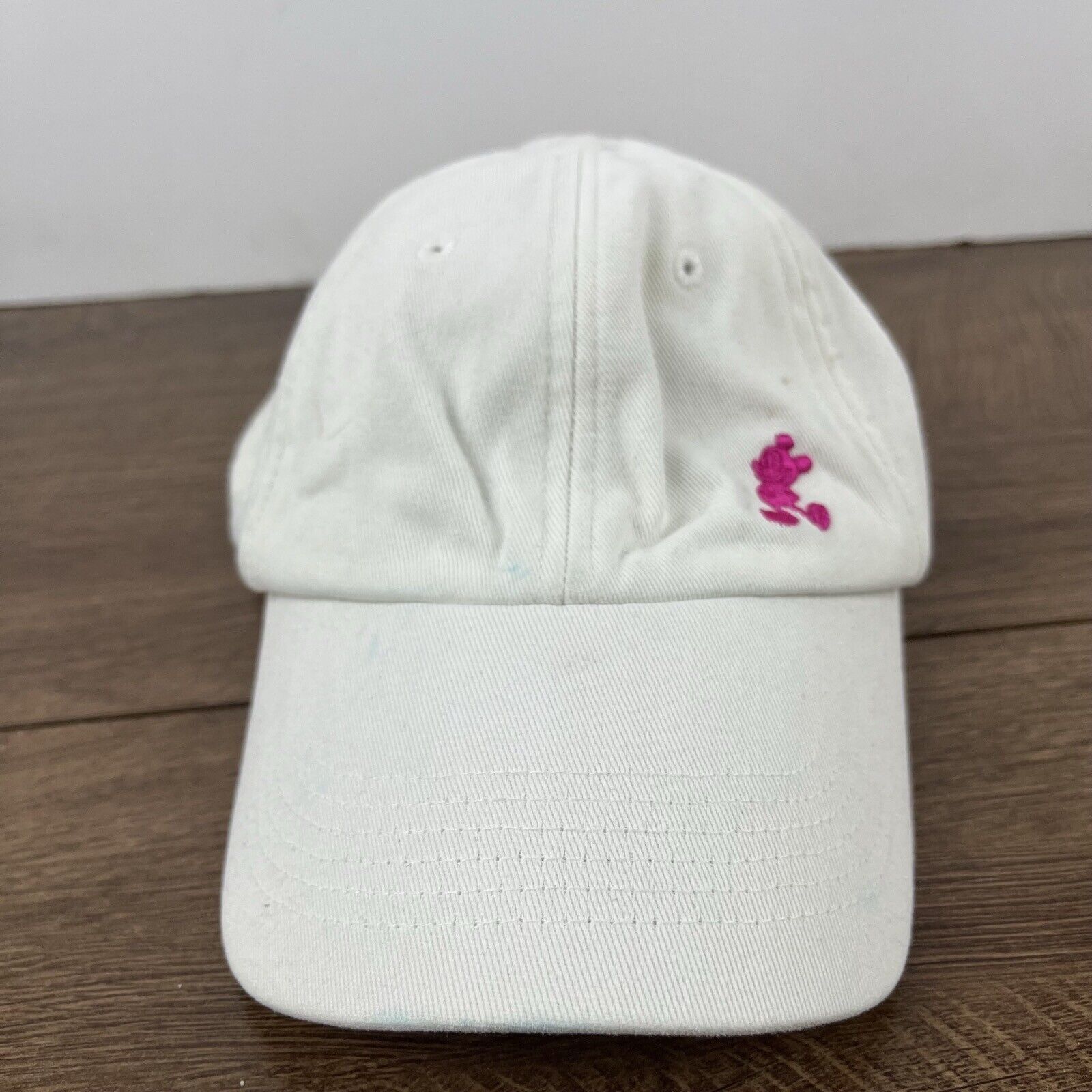 Other Mickey Mouse White Hat Mickey Mouse White Adjustable Hat Whi Size ONE SIZE - 6 Thumbnail