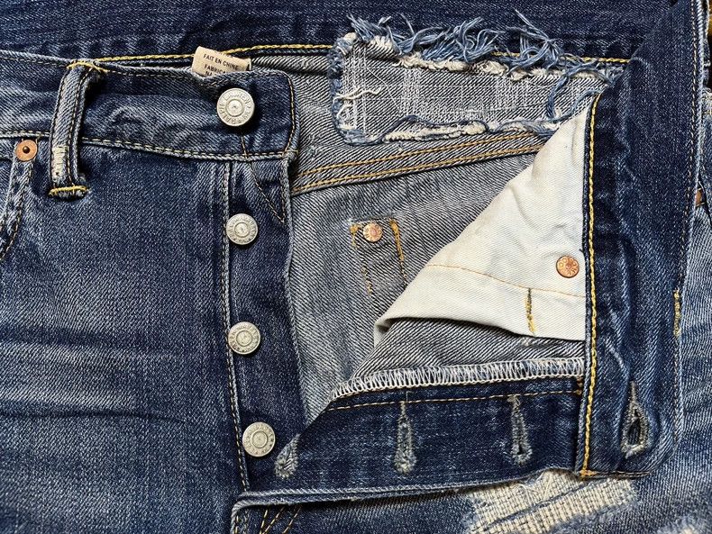 RRL Ralph Lauren RRL Ralph Lauren Making old patches to damage jeans with l Size US 32 / EU 48 - 5 Thumbnail