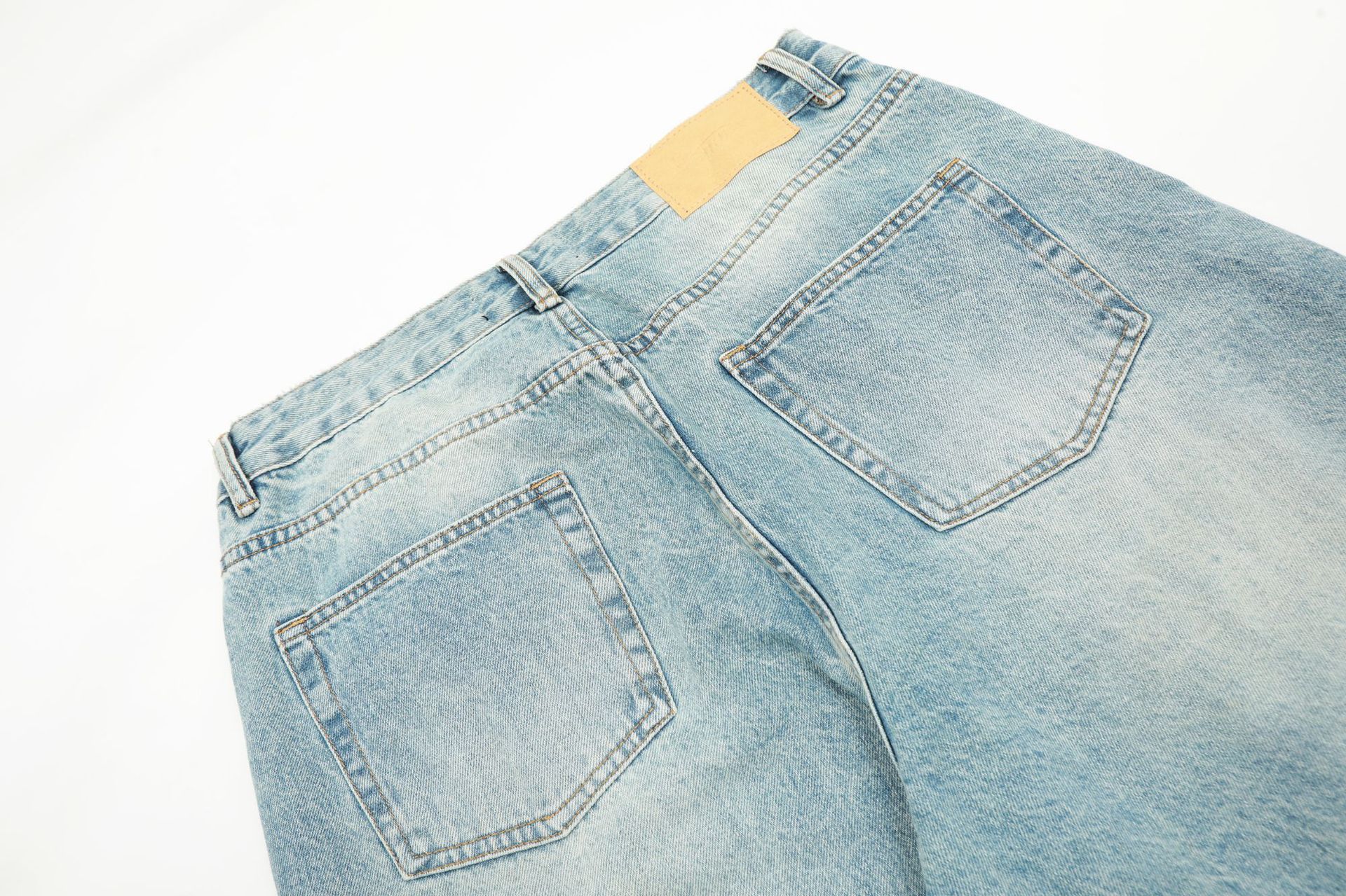 Japanese Brand × Jean American men's washed straight casual cleanfit loose jeans Size US 32 / EU 48 - 5 Thumbnail