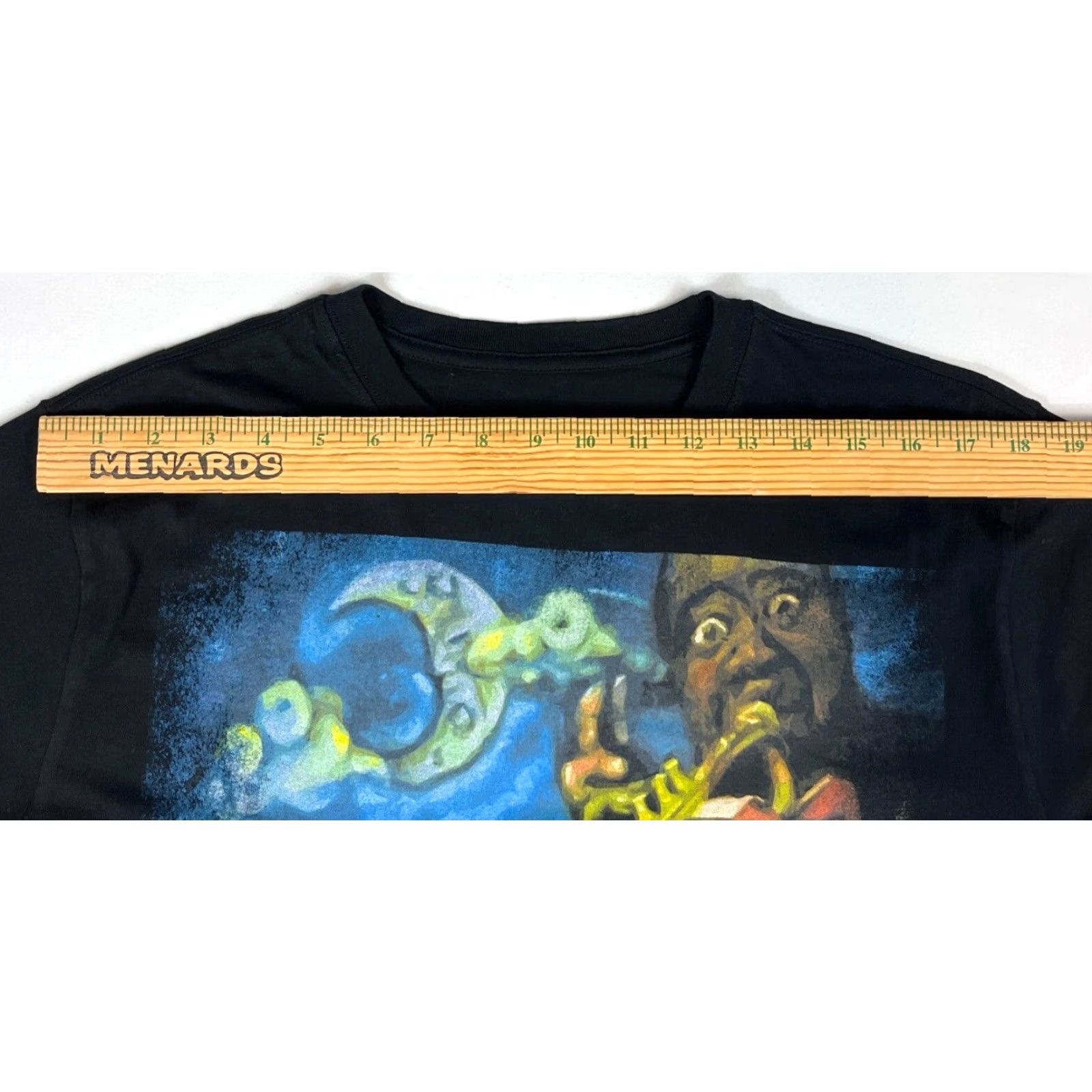 Vintage Unbranded T-Shirt Mens Unisex Adults Short Sleeve Crew Neck Musical Hangover Black M Cotton Graphic Print Vintage Artisian Size US M / EU 48-50 / 2 - 7 Thumbnail