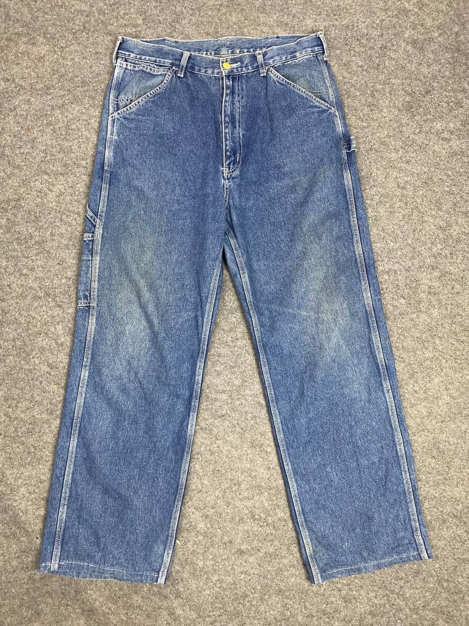 Japanese Brand vintage gold rush carpenter distressed denim Size US 35 - 6 Thumbnail