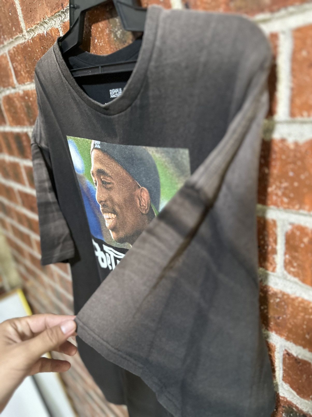 Rap Tees Thrashed Vintage Tupac Poetic Justice Faded Tee Size US XXL / EU 58 / 5 - 5 Thumbnail