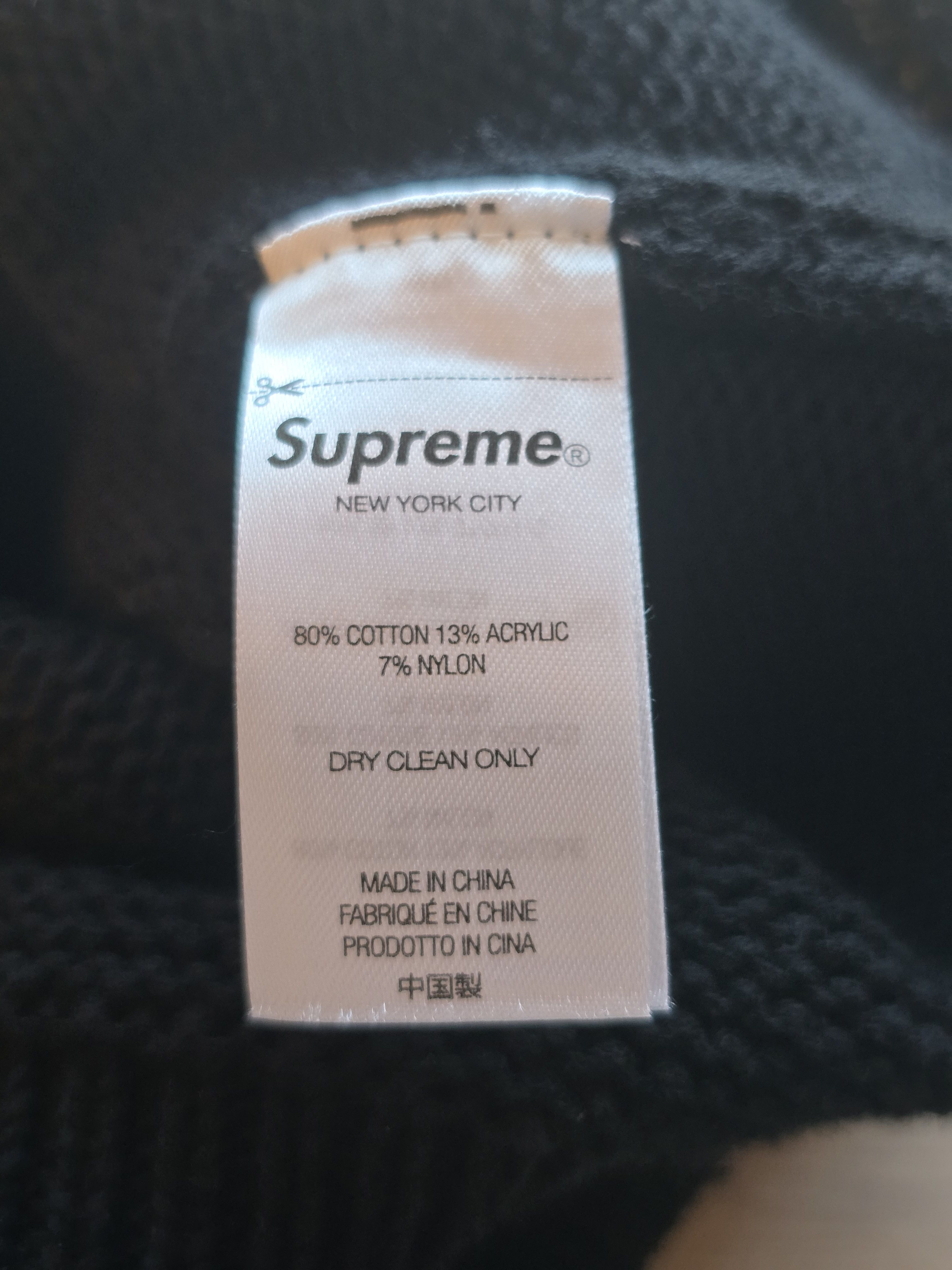 Supreme Supreme Chenille Logo Sweater Size US L / EU 52-54 / 3 - 5 Thumbnail