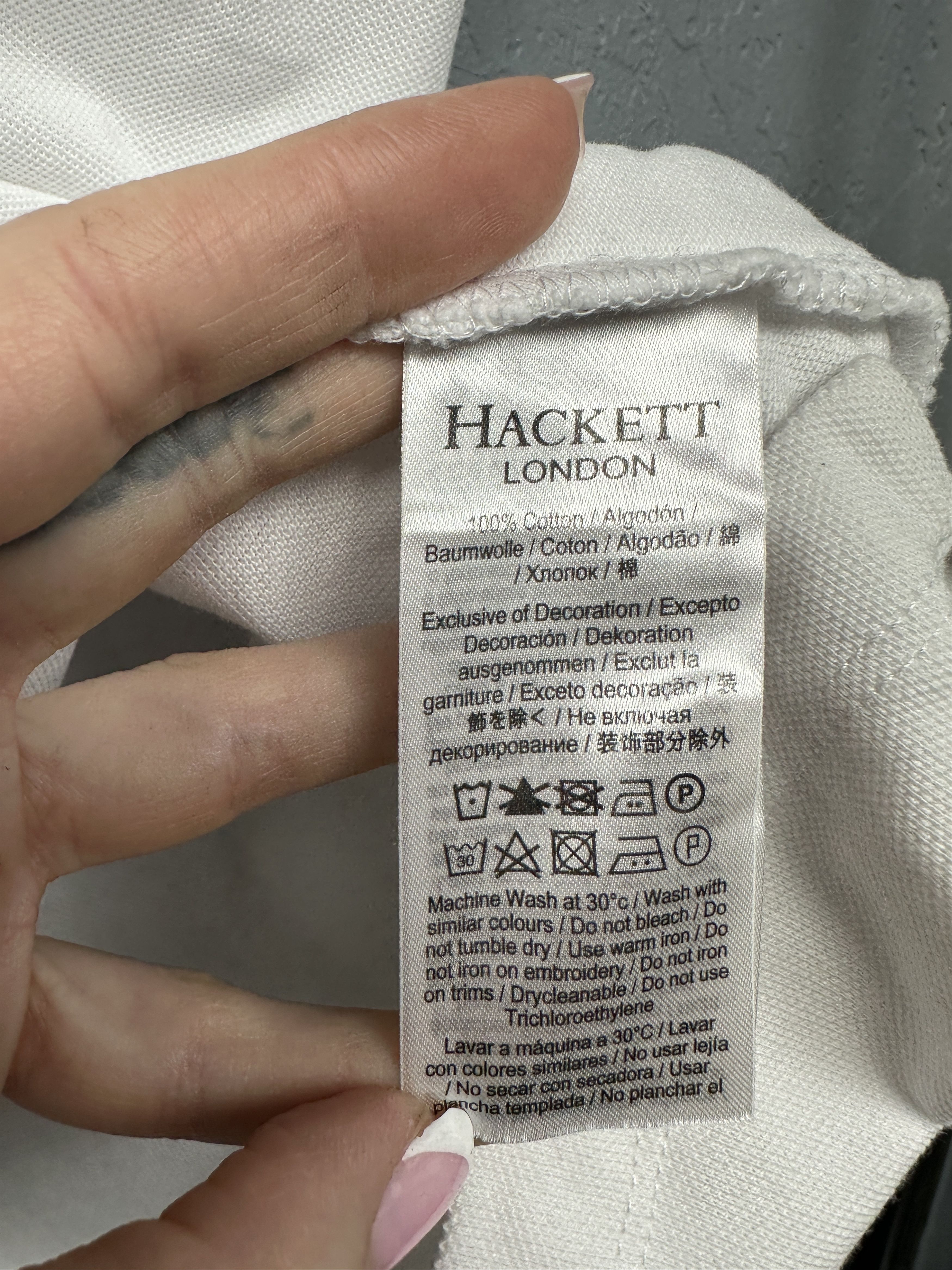 Hackett Aston Martin by Hackett Mens Polo Shirt Size US L / EU 52-54 / 3 - 6 Thumbnail
